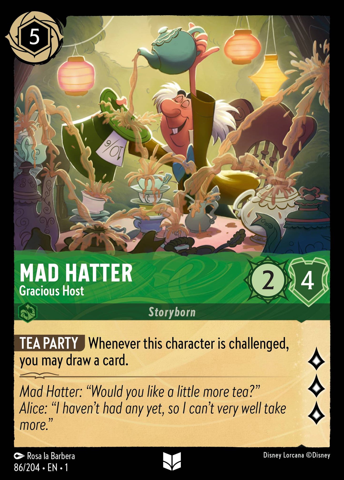 Mad Hatter - Gracious Host | The First Chapter #86 [foil]