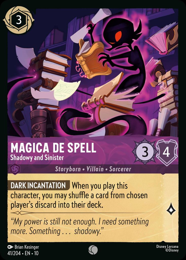 Magica De Spell - Shadowy and Sinister | Whispers in the Well #41 [foil]