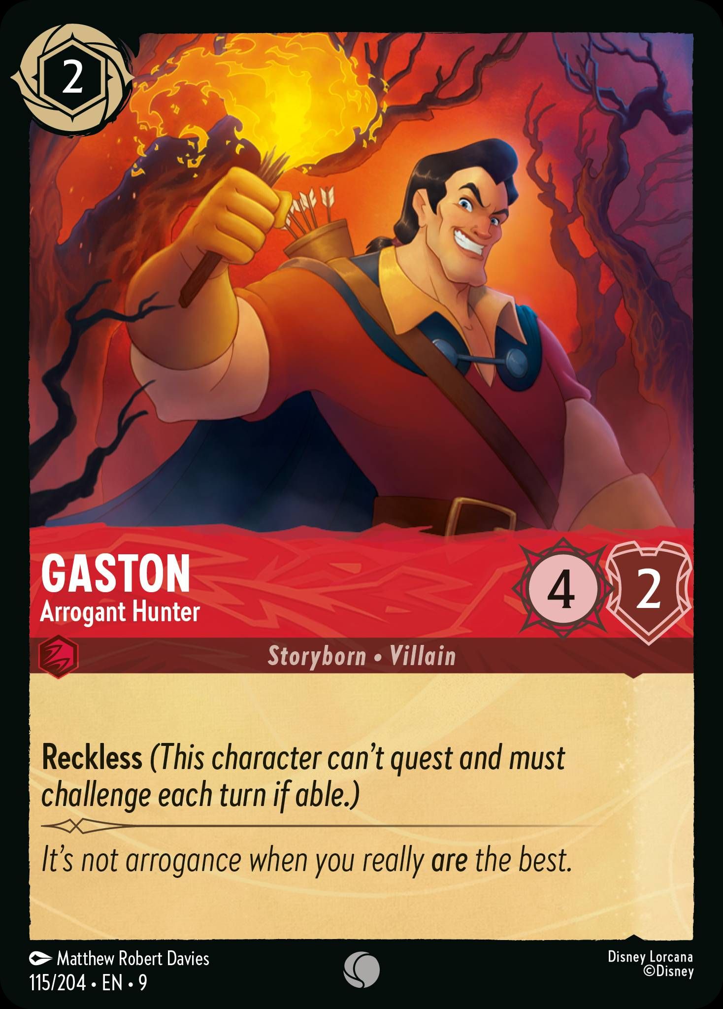 Gaston - Arrogant Hunter | Fabled #115