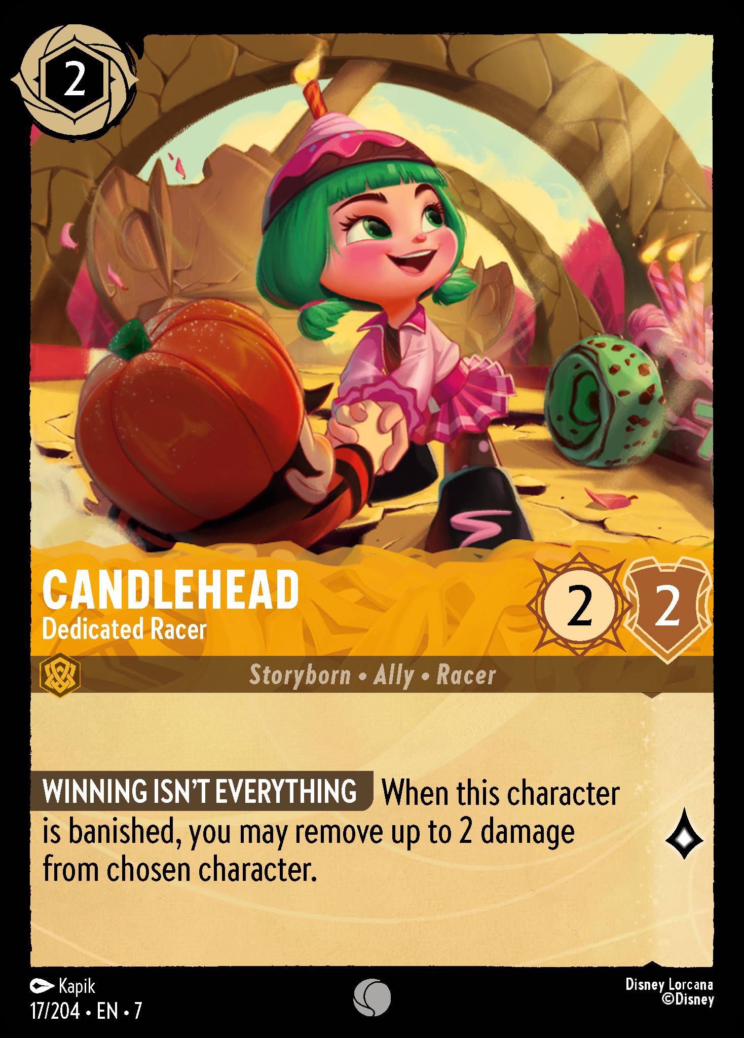 Candlehead - Dedicated Racer | Archazia's Island #17 [foil]