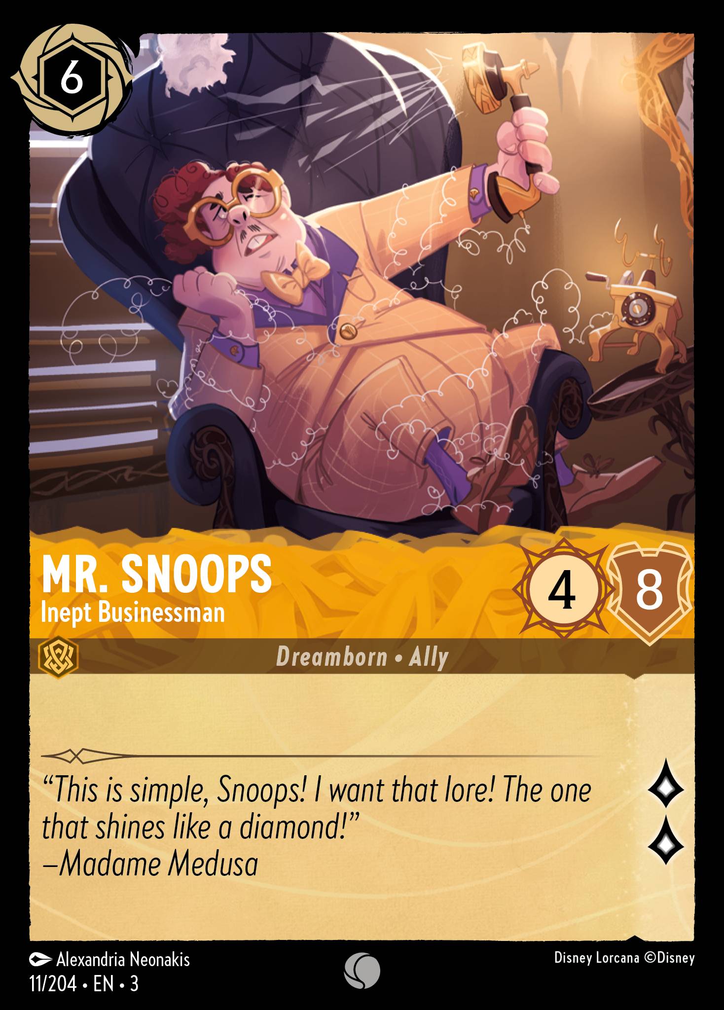 Mr. Snoops - Inept Businessman | Into the Inklands #11 [foil]