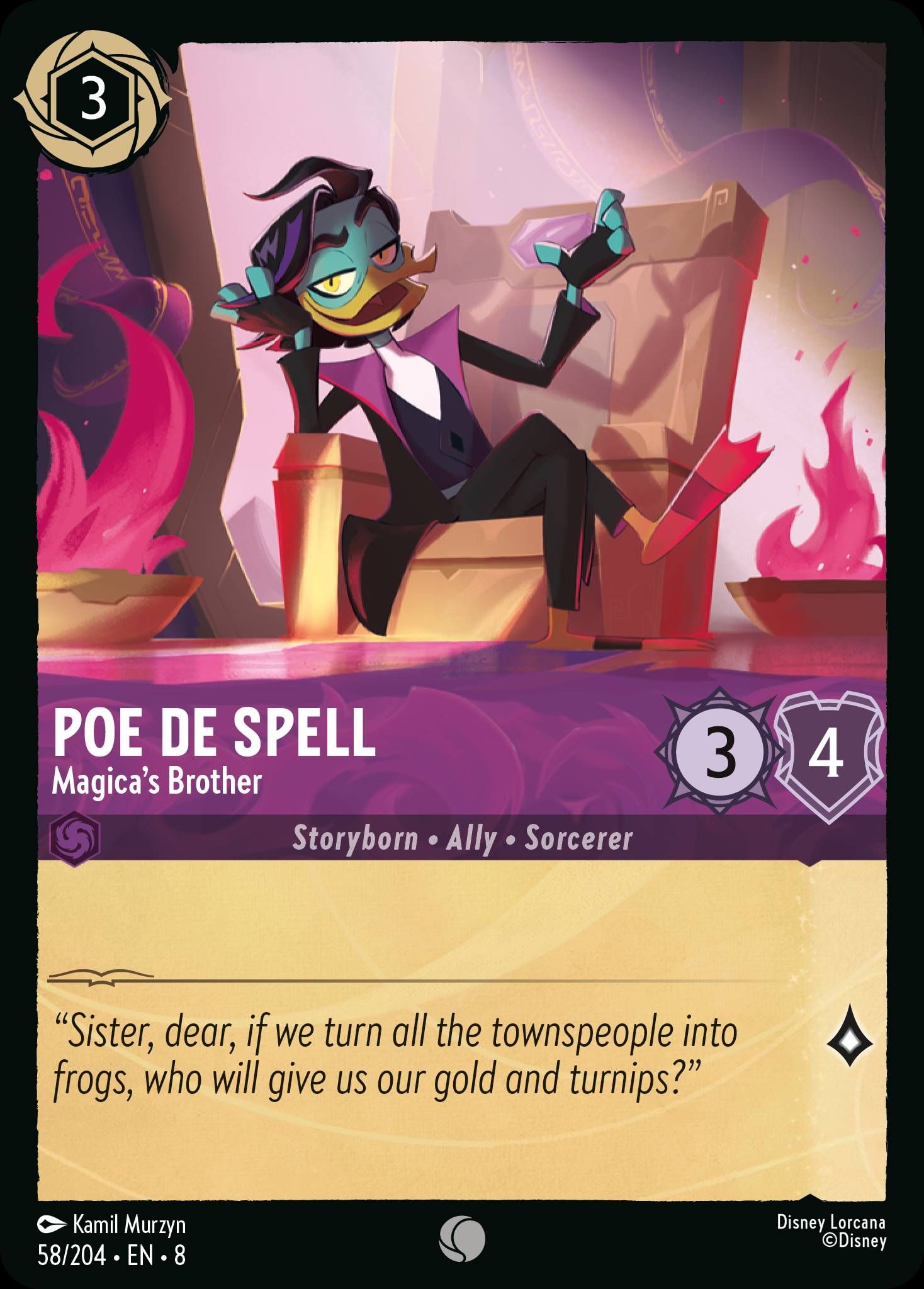 Poe De Spell - Magica's Brother | Reign of Jafar #58 [foil]