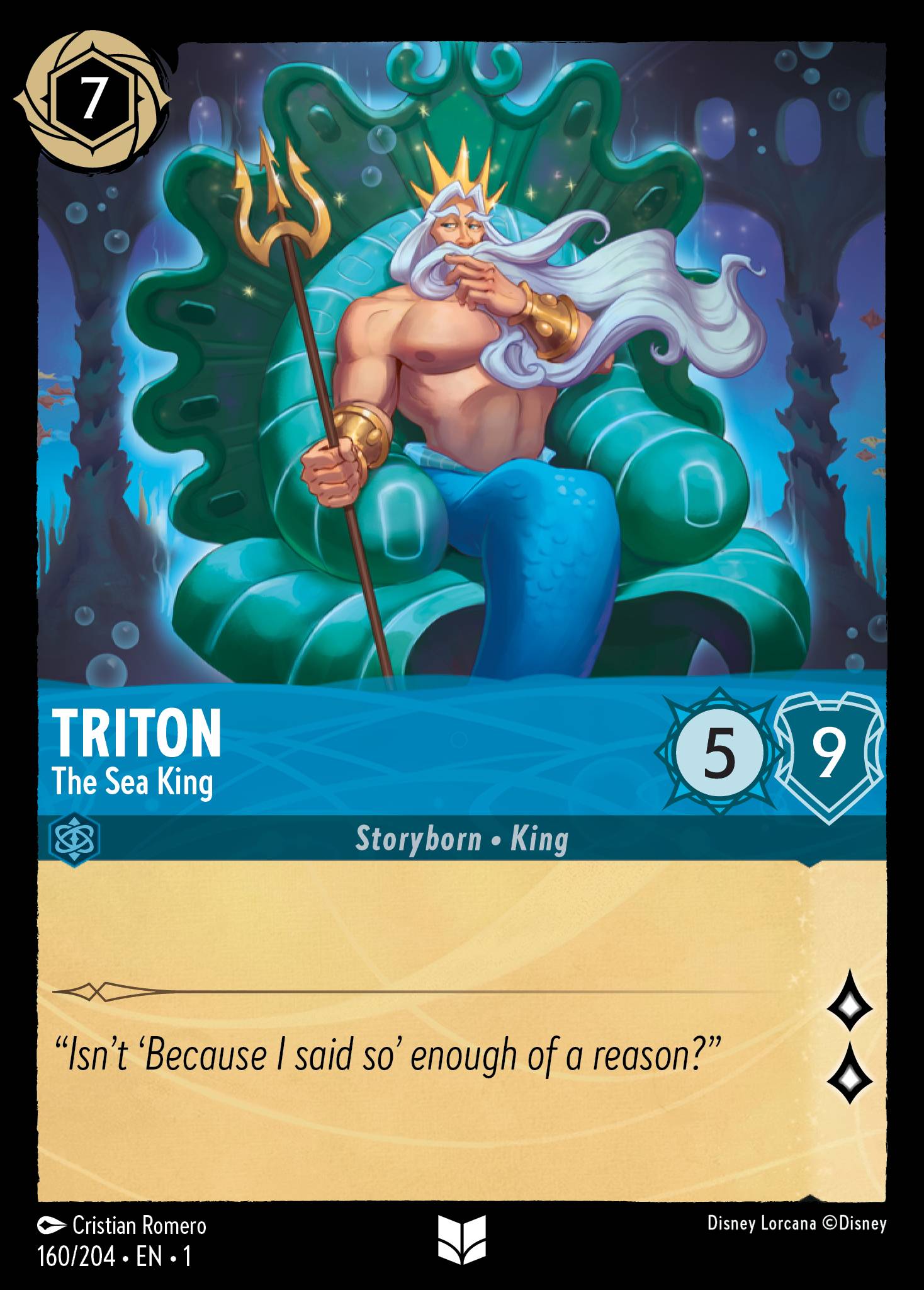 Triton - The Sea King | The First Chapter #160 [foil]