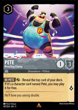 Pete - Wrestling Champ | Shimmering Skies #187 [foil]