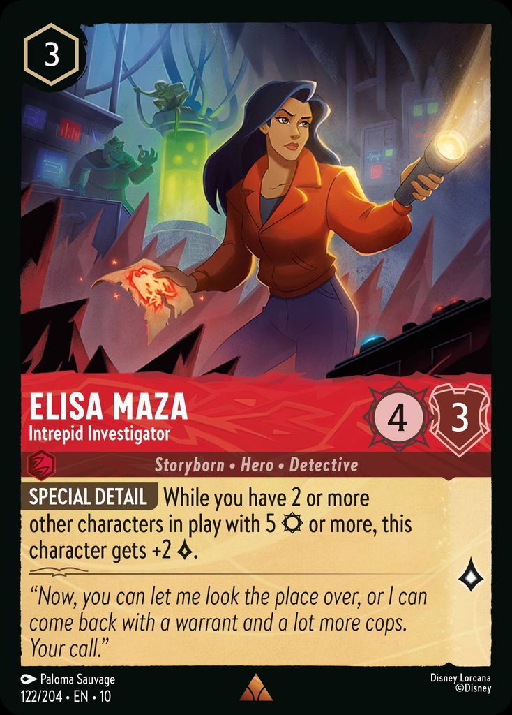 Elisa Maza - Intrepid Investigator | Whispers in the Well #122 [foil]