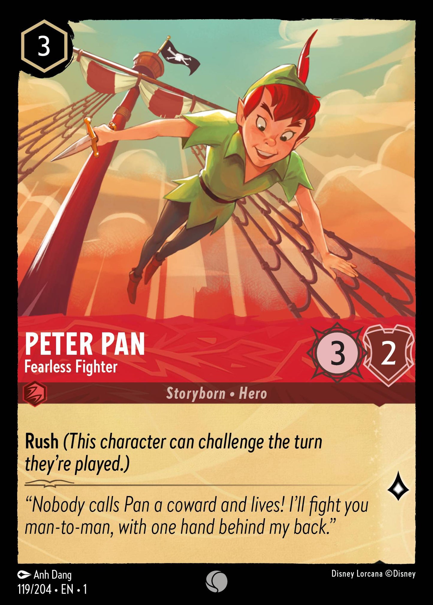 Peter Pan - Fearless Fighter | The First Chapter #119 [foil]