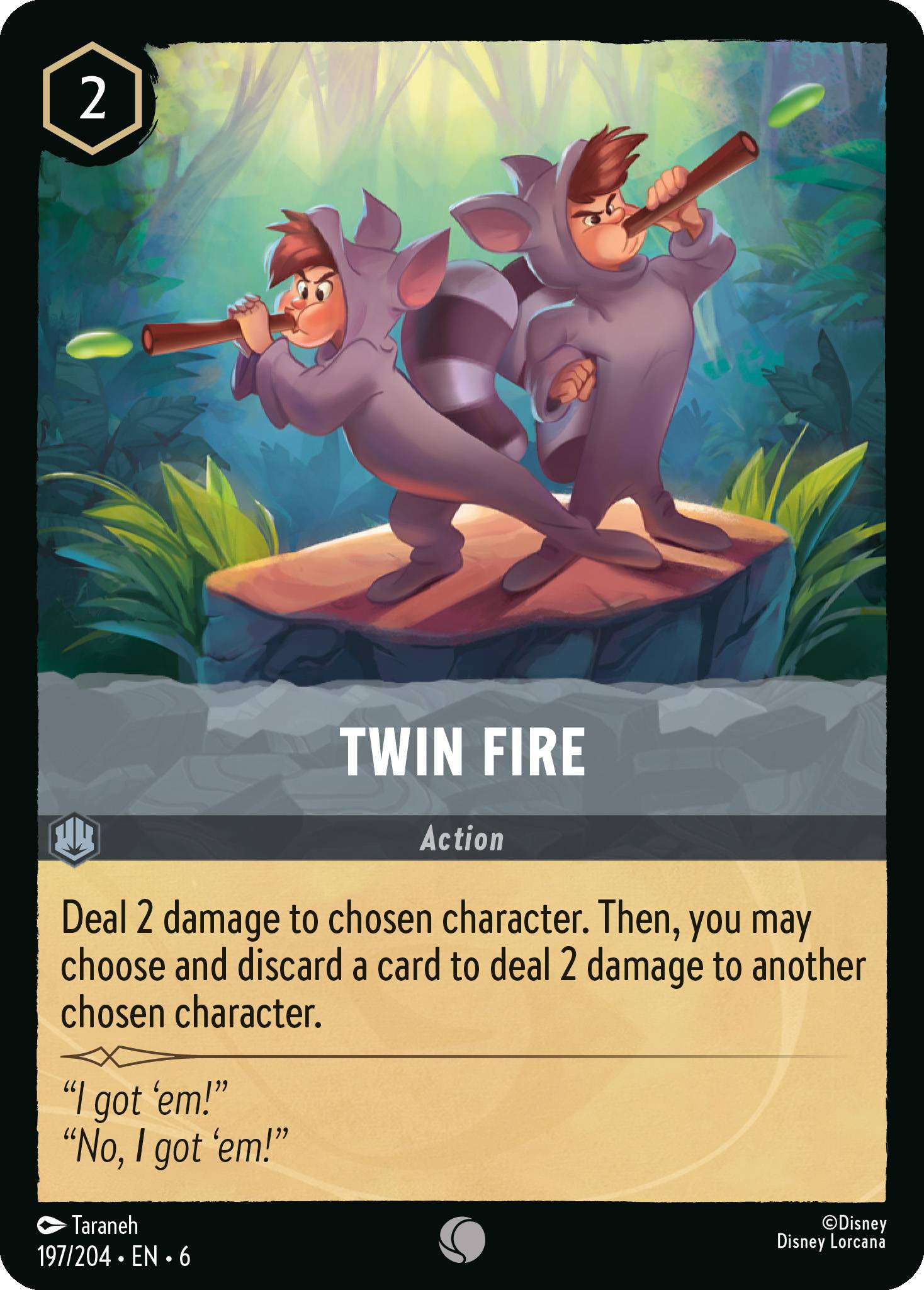 Twin Fire | Azurite Sea #197 [foil]