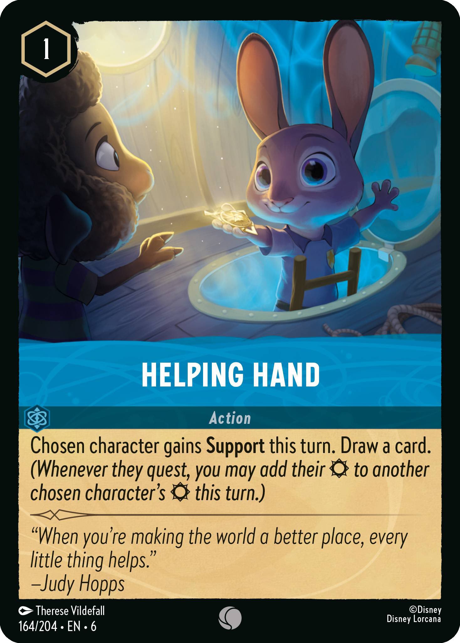 Helping Hand | Azurite Sea #164 [foil]