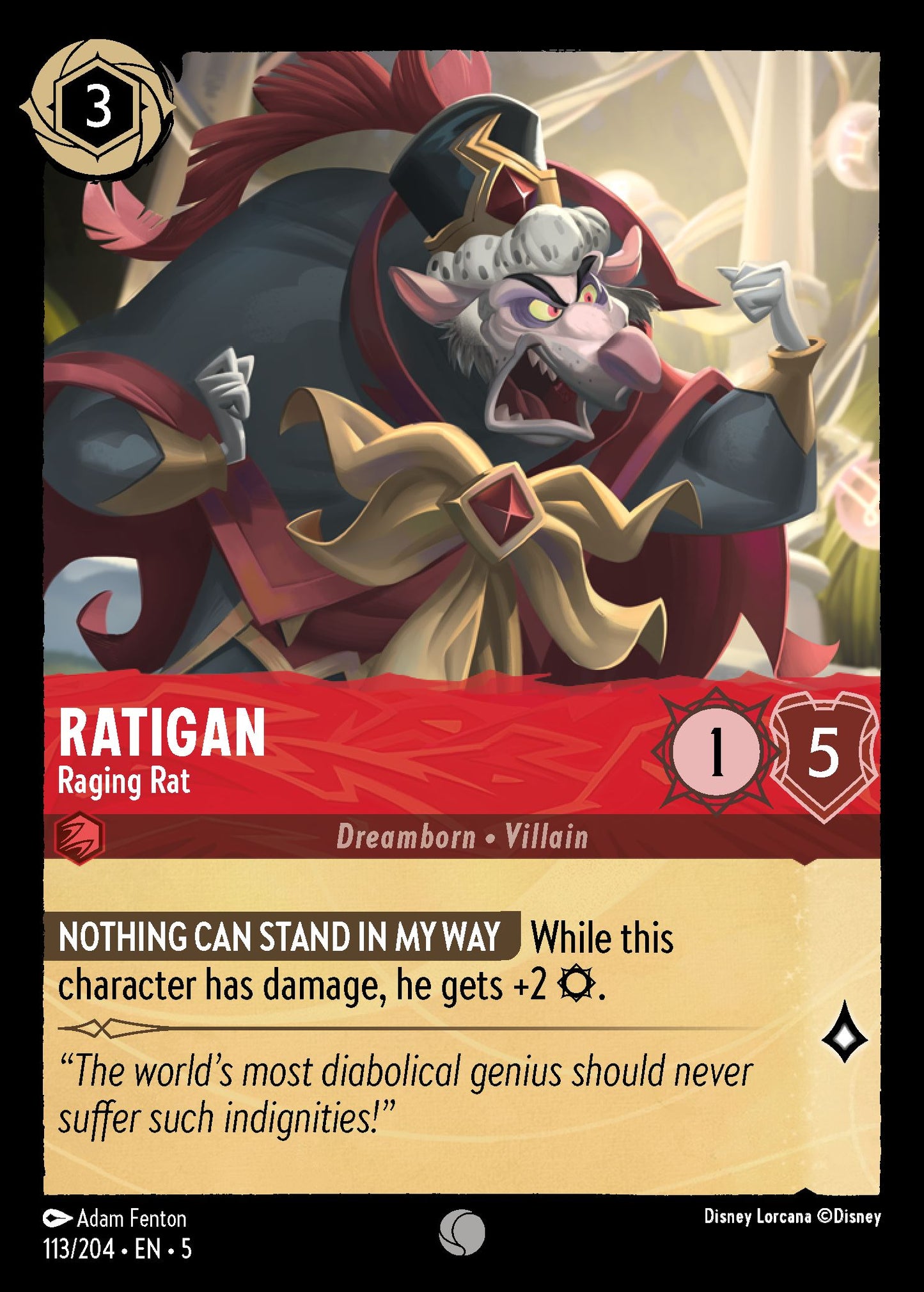 Ratigan - Raging Rat | Shimmering Skies #113 [foil]