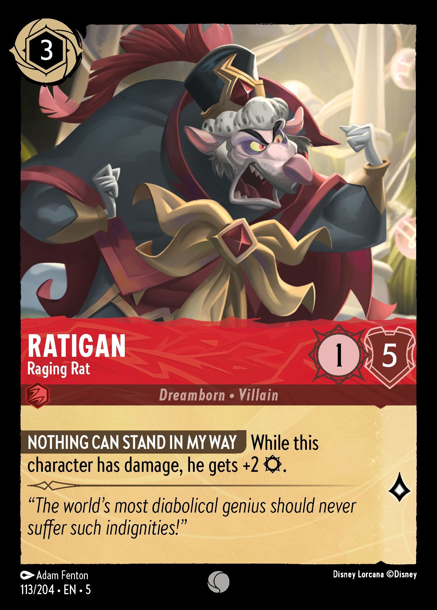 Ratigan - Raging Rat | Shimmering Skies #113 [foil]