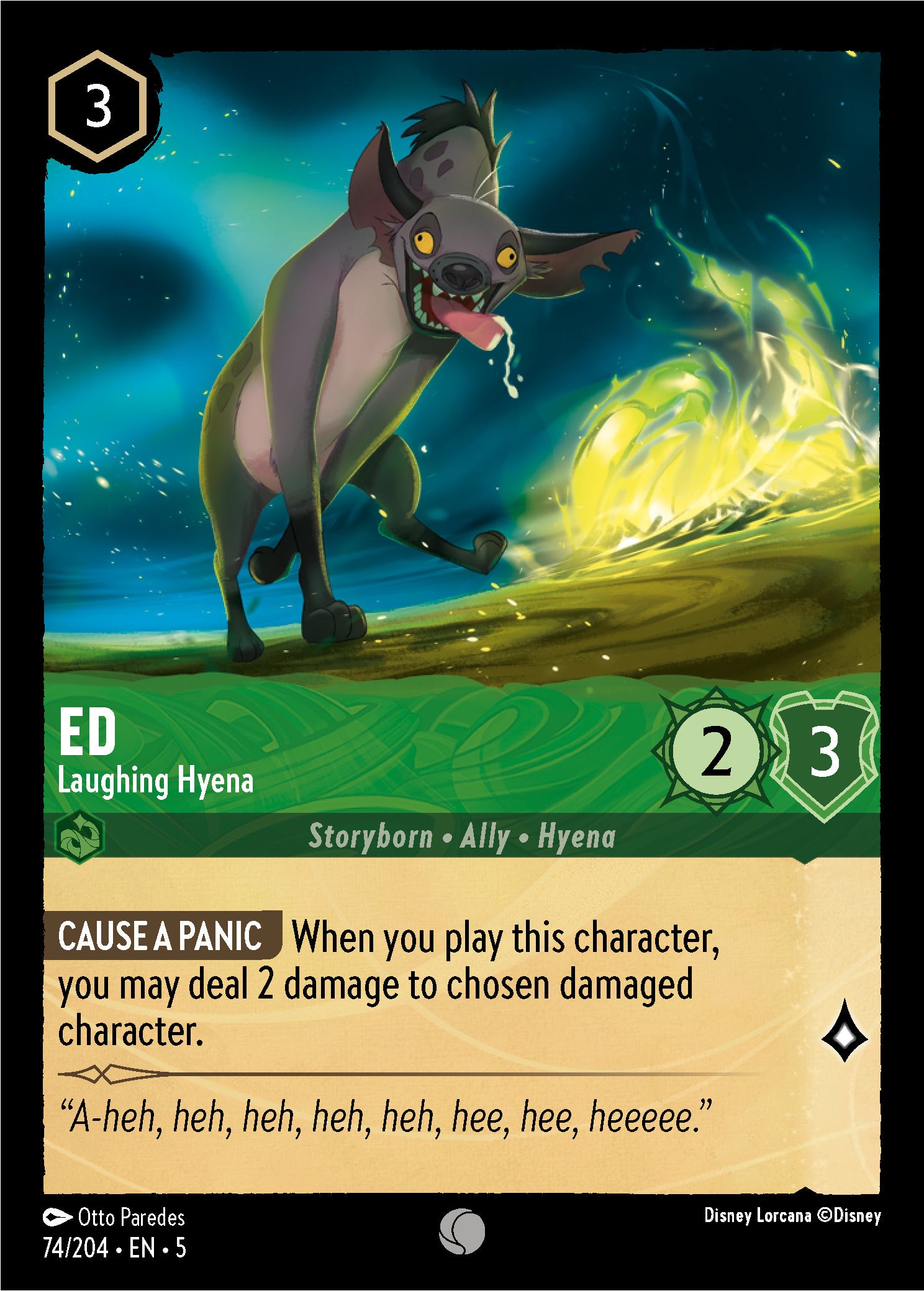 Ed - Laughing Hyena | Shimmering Skies #74 [foil]
