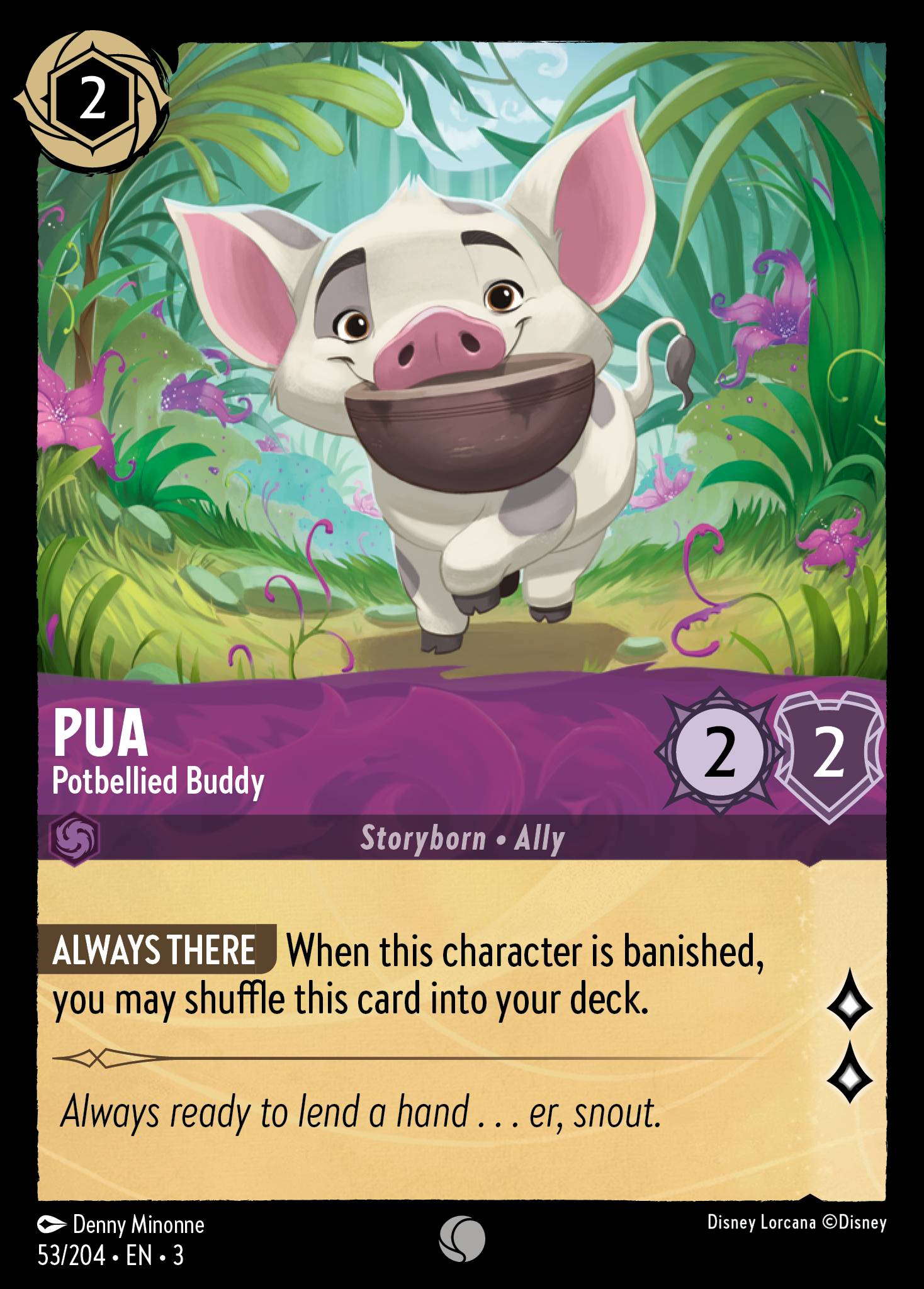 Pua - Potbellied Buddy | Into the Inklands #53 [foil]