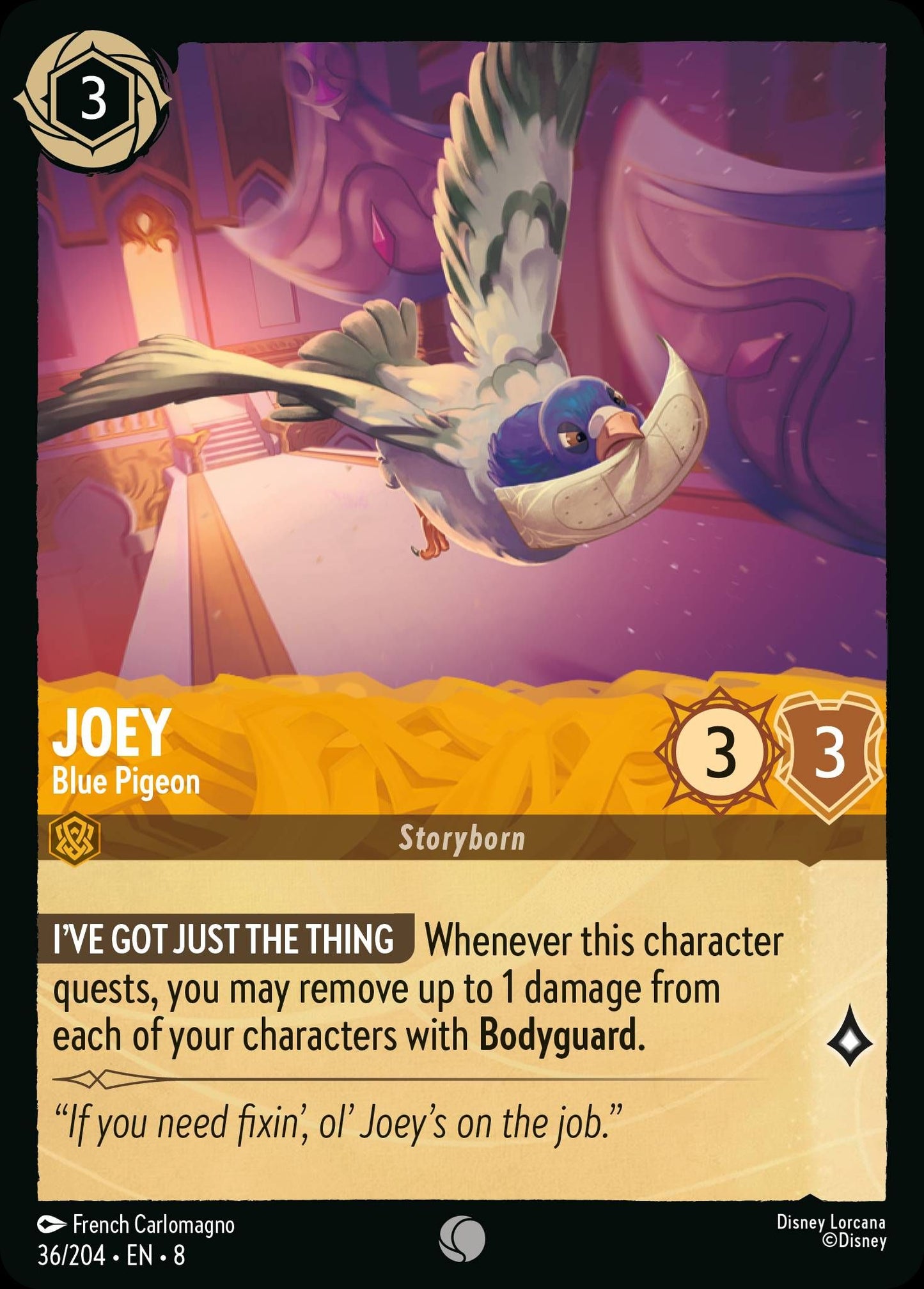 Joey - Blue Pigeon | Reign of Jafar #36 [foil]