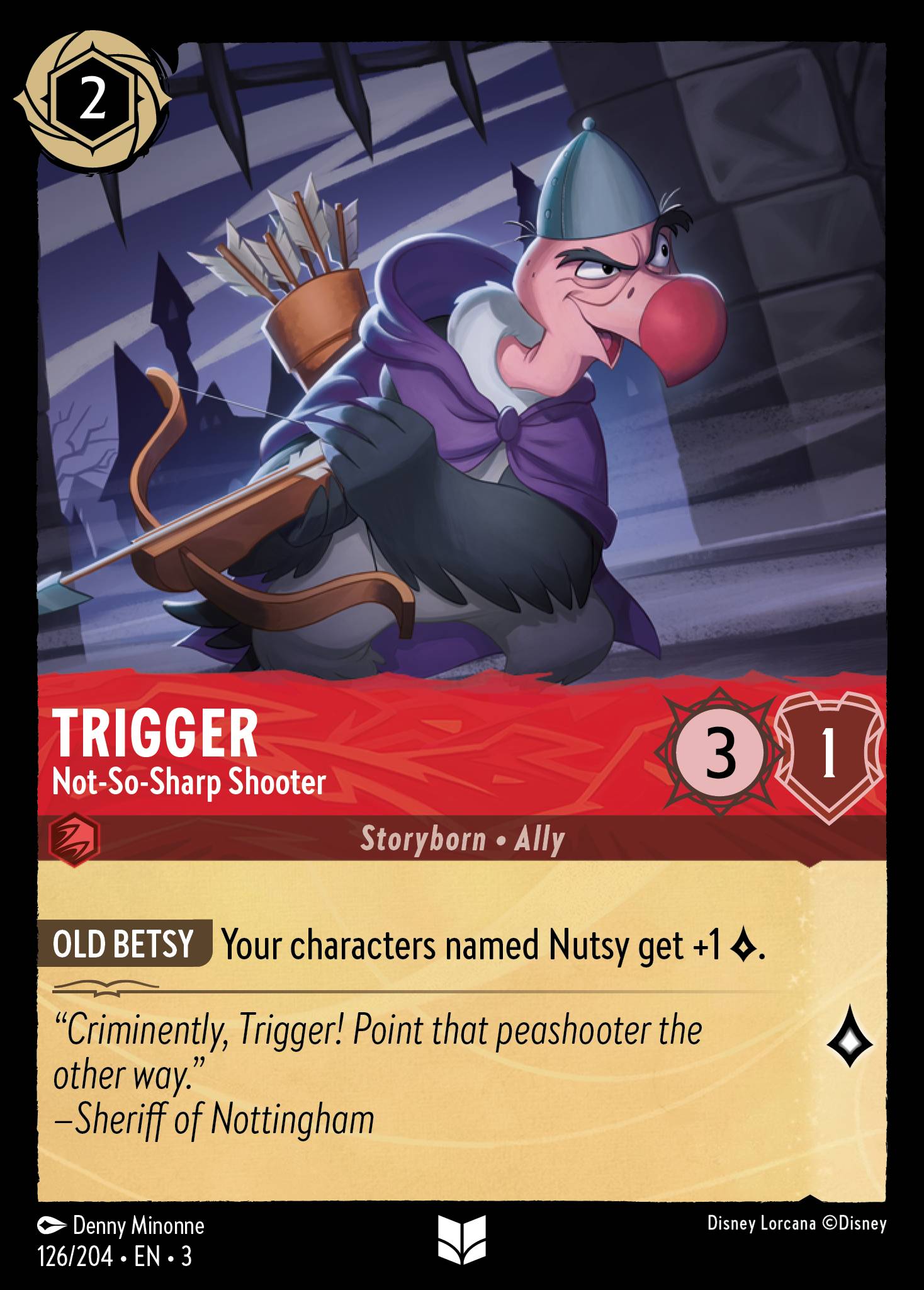 Trigger - Not-So-Sharp Shooter | Into the Inklands #126 [foil]