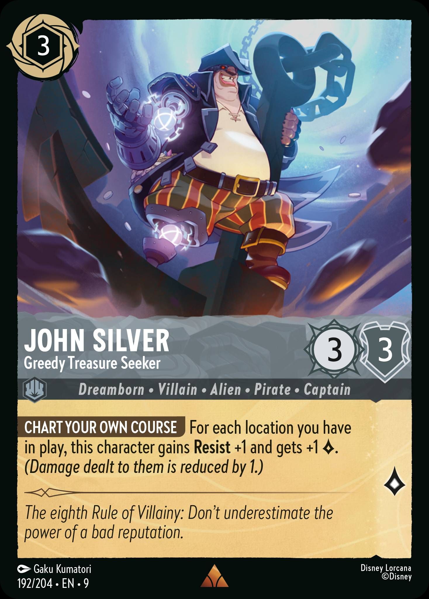 John Silver - Greedy Treasure Seeker | Fabled #192 [foil]