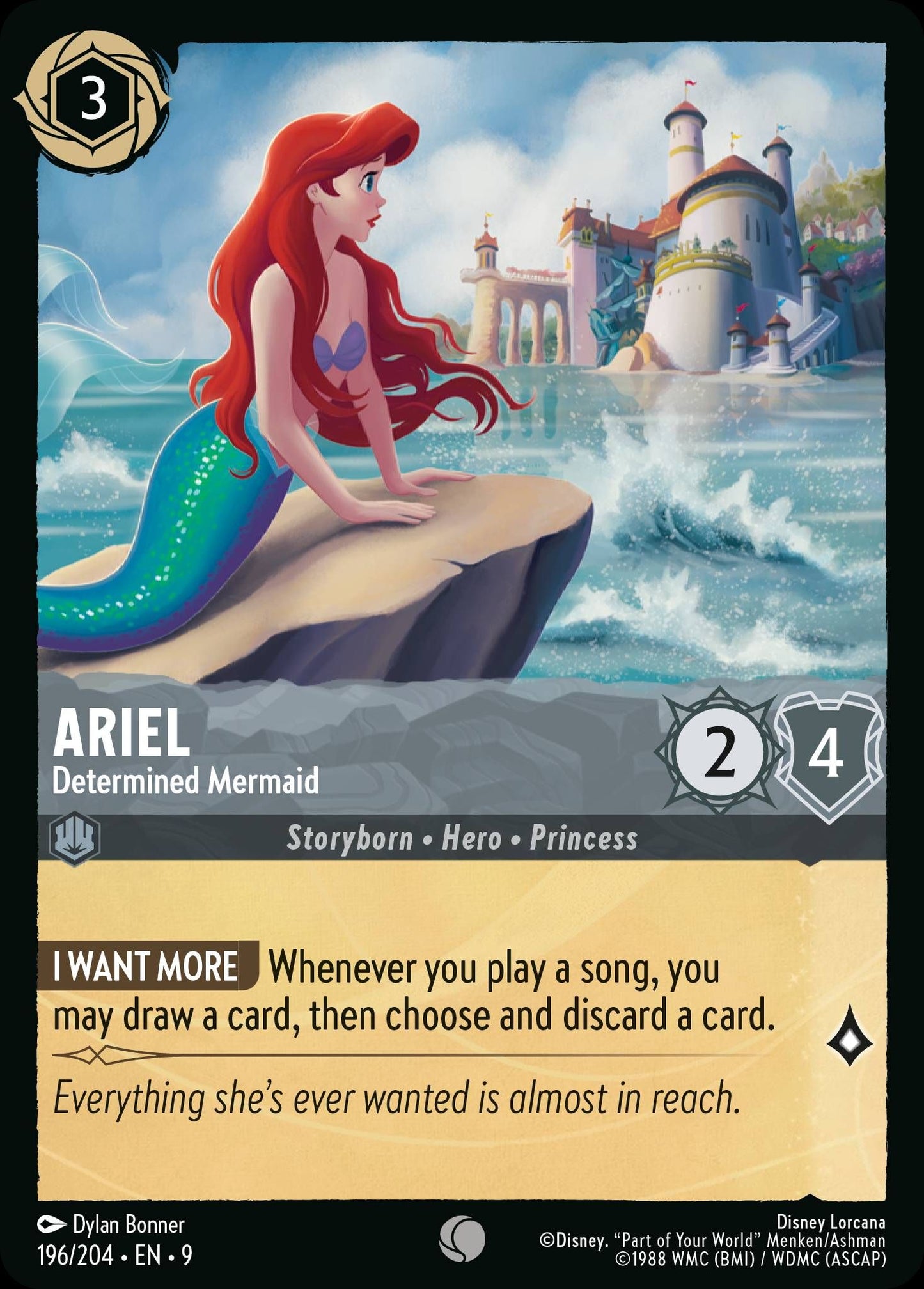 Ariel - Determined Mermaid | Fabled #196 [foil]