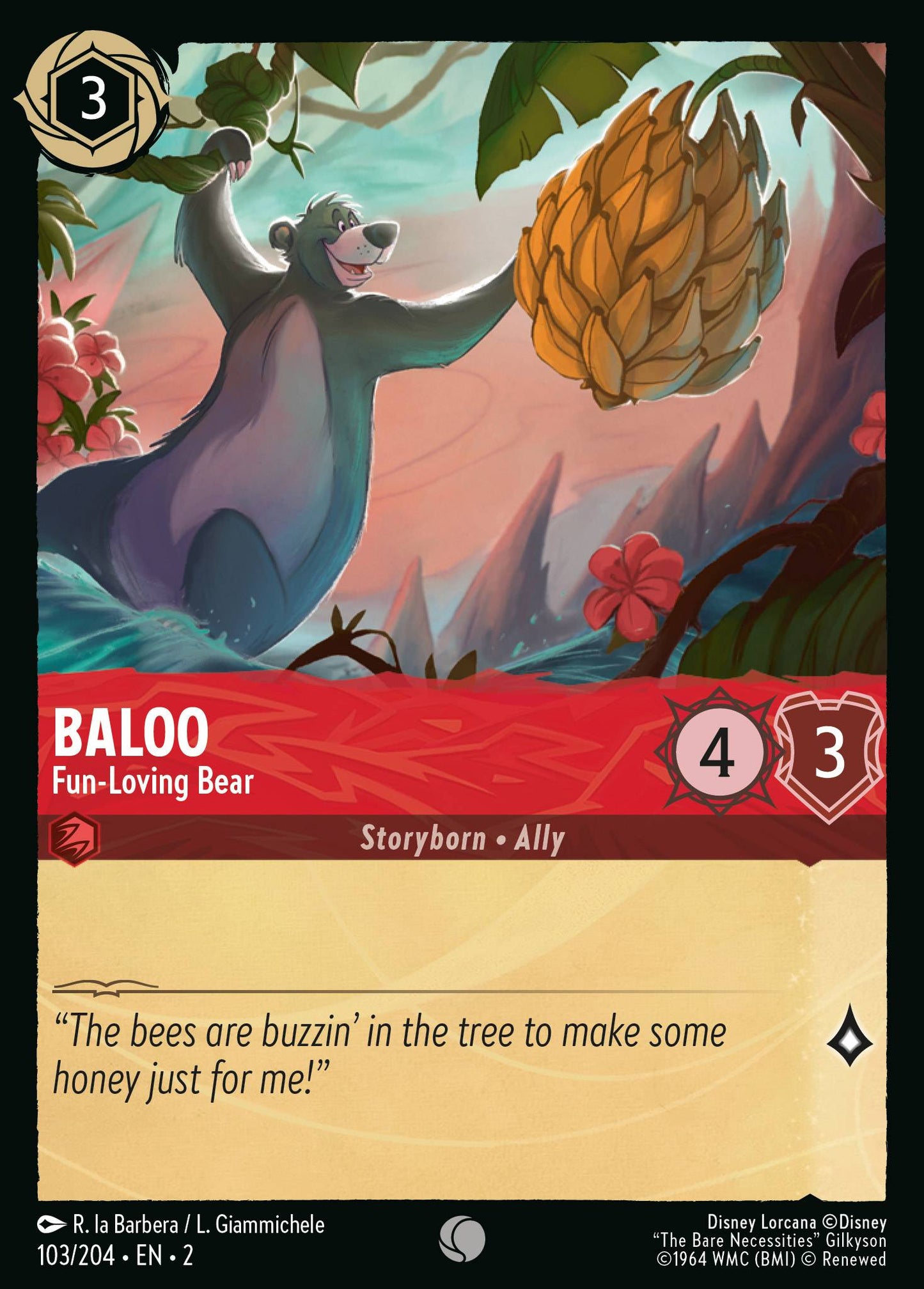 Baloo - Fun-Loving Bear | Rise of the Floodborn #103 [foil]