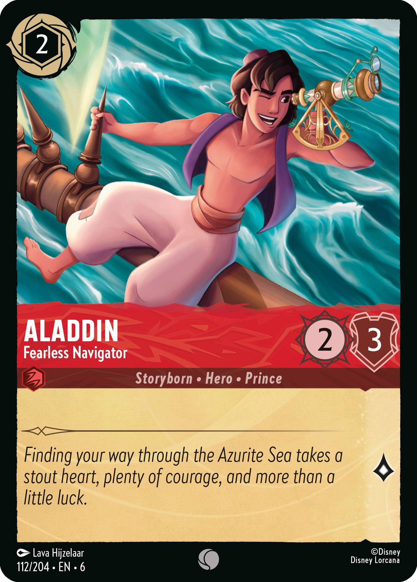 Aladdin - Fearless Navigator | Azurite Sea #112 [foil]