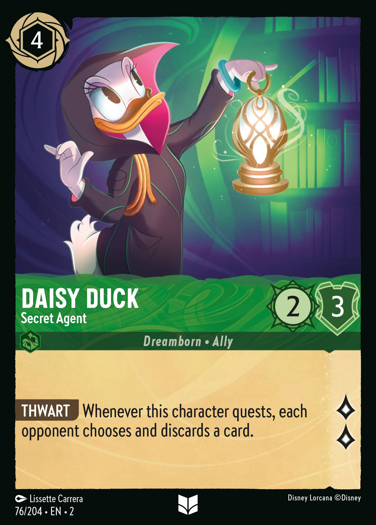 Daisy Duck - Secret Agent | Rise of the Floodborn #76 [foil]