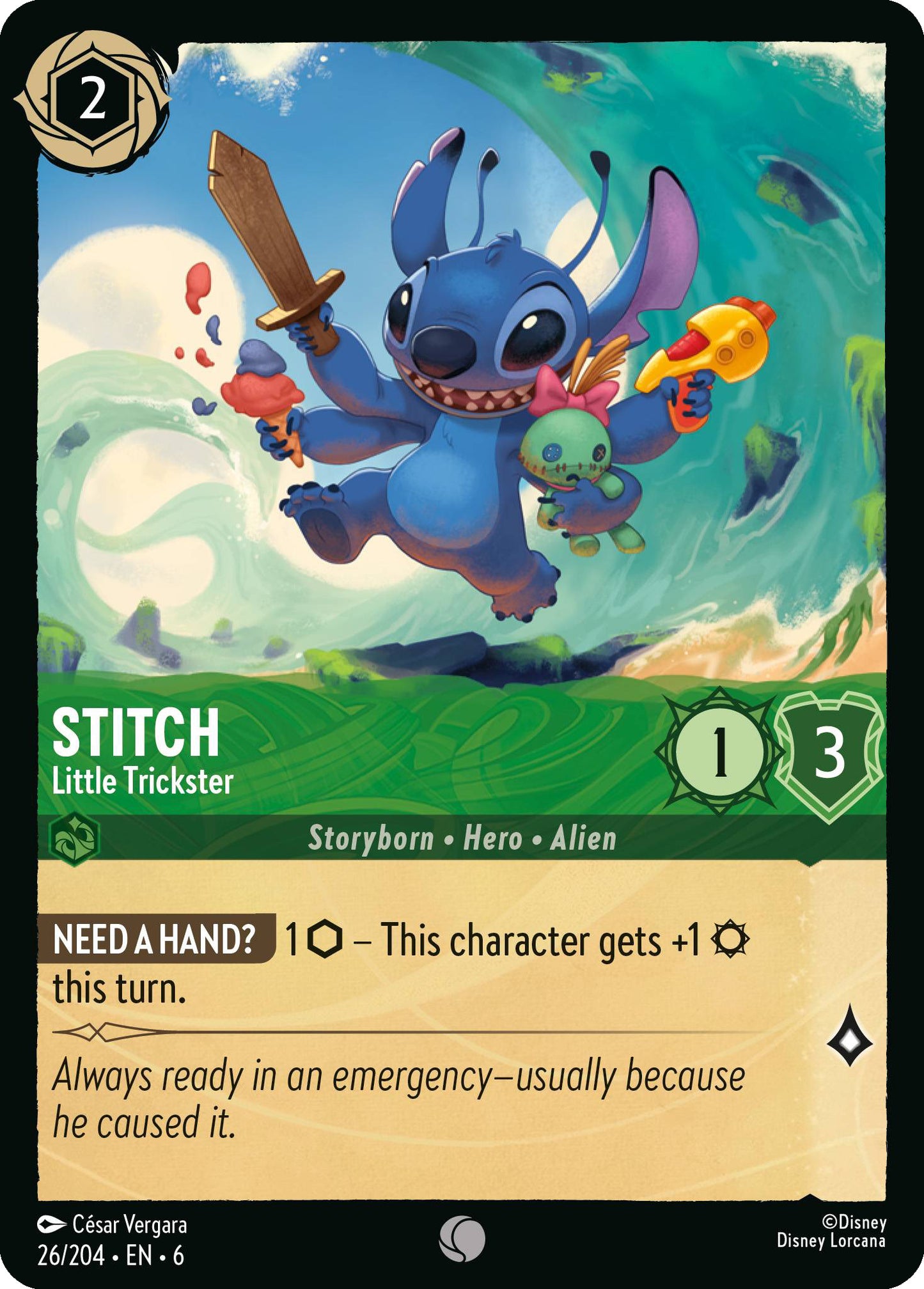 Stitch - Little Trickster | Azurite Sea #26 [foil]