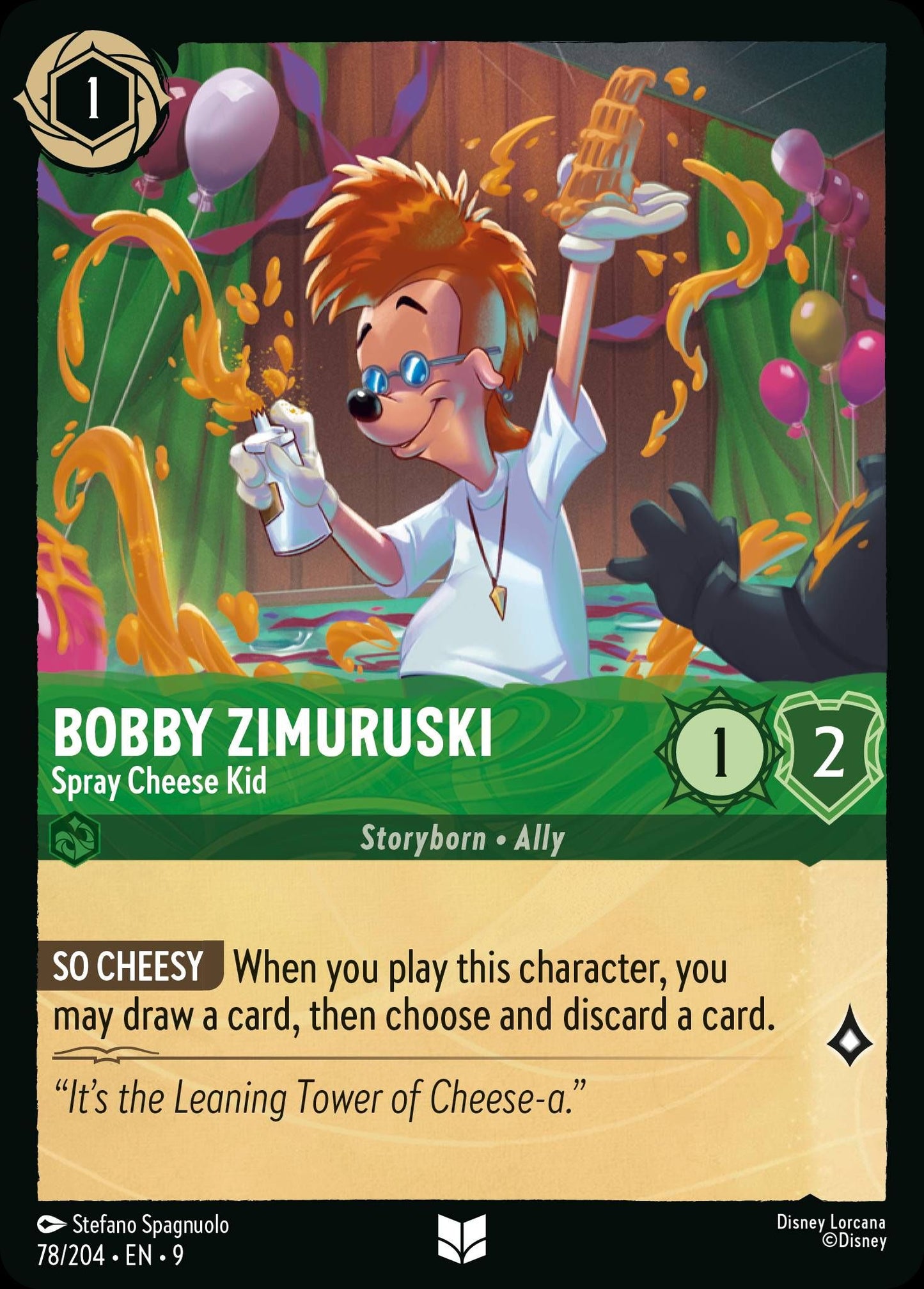 Bobby Zimuruski - Spray Cheese Kid | Fabled #78 [foil]