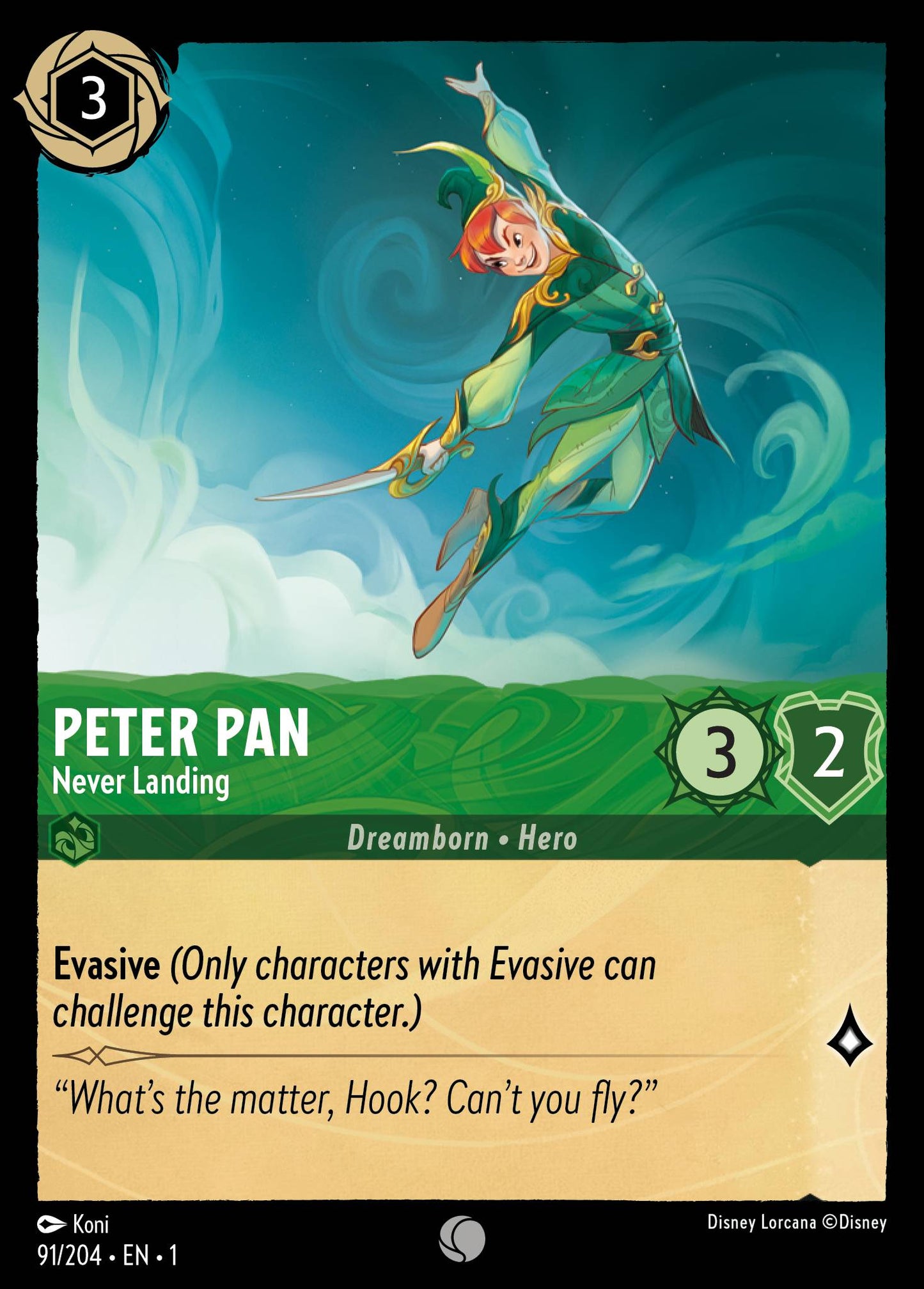 Peter Pan - Never Landing | The First Chapter #91 [foil]