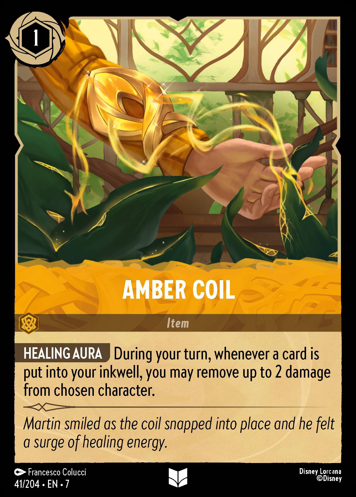 Amber Coil | Archazia's Island #41 [foil]