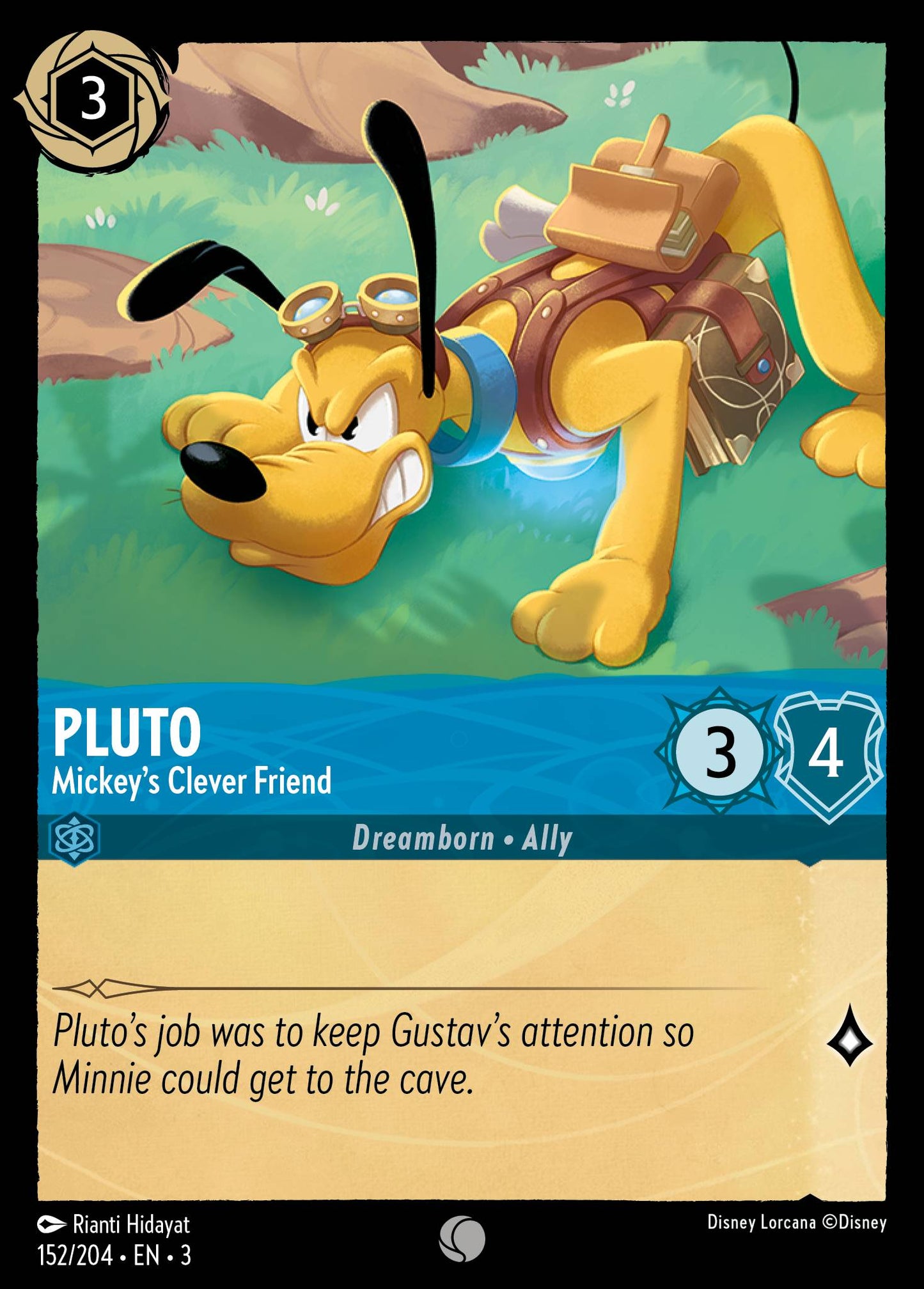 Pluto - Mickey's Clever Friend | Into the Inklands #152 [foil]