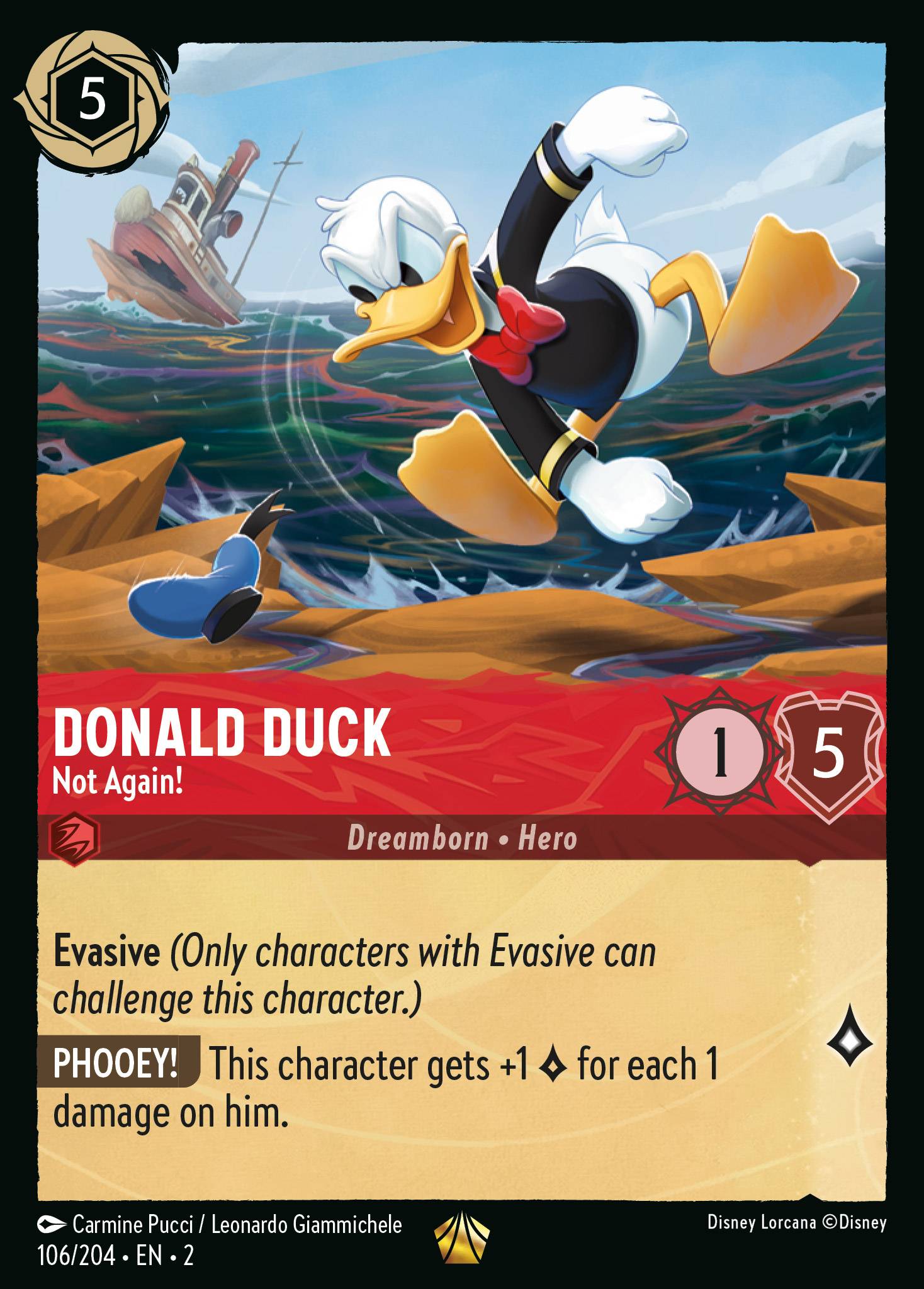Donald Duck - Not Again! | Rise of the Floodborn #106 [foil]