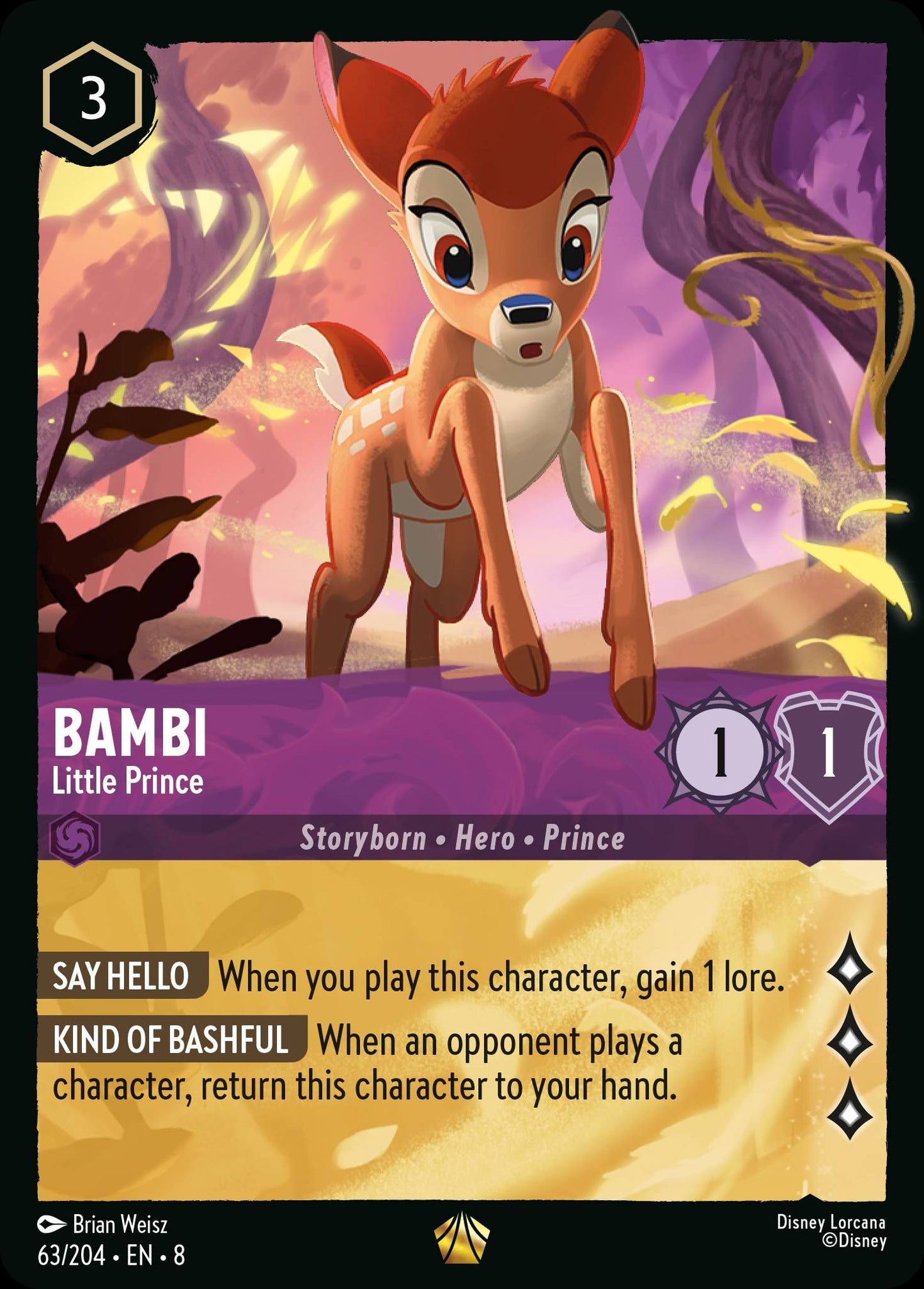 Bambi - Little Prince | Reign of Jafar #63 [foil]