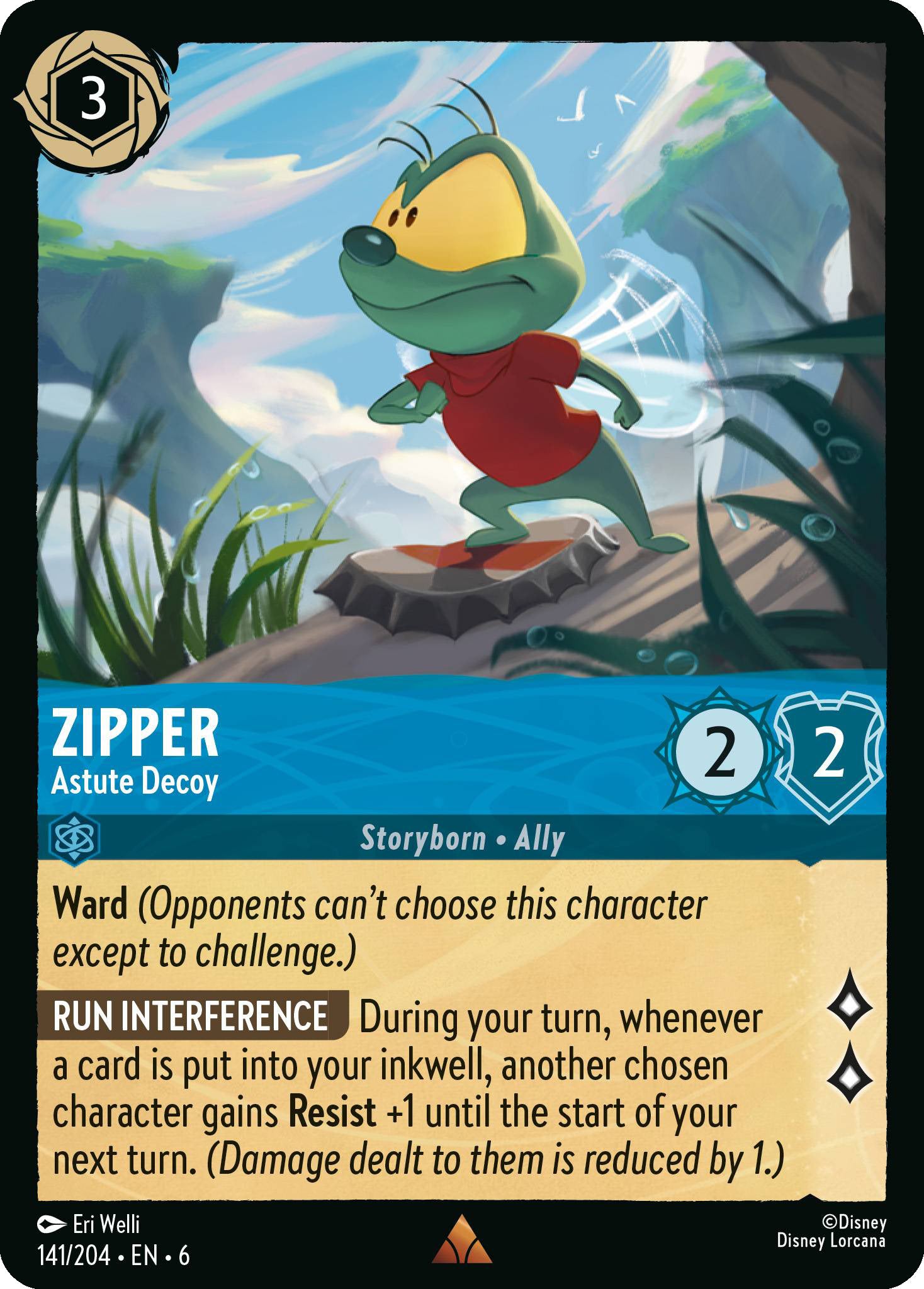 Zipper - Astute Decoy | Azurite Sea #141 [foil]