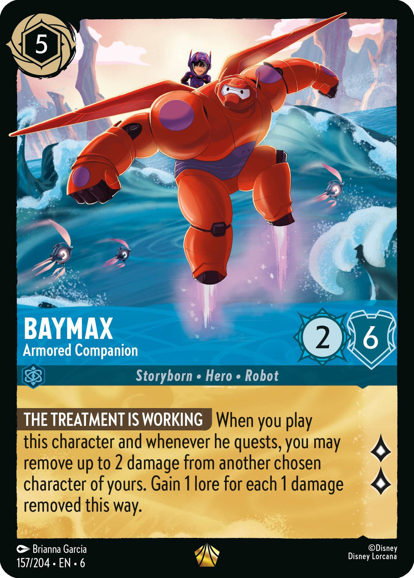 Baymax - Armored Companion | Azurite Sea #157 [foil]