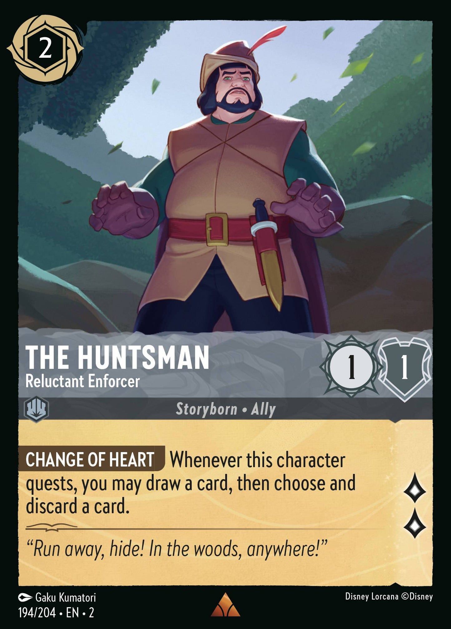 The Huntsman - Reluctant Enforcer | Rise of the Floodborn #194 [foil]