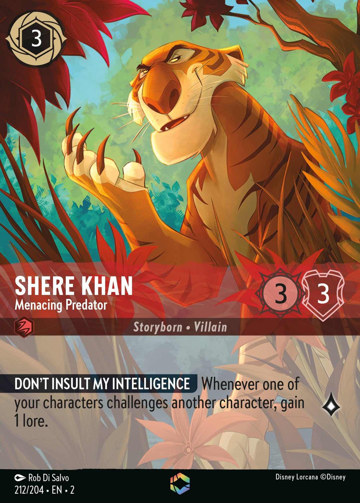Shere Khan - Menacing Predator | Rise of the Floodborn #212 (Enchanted)