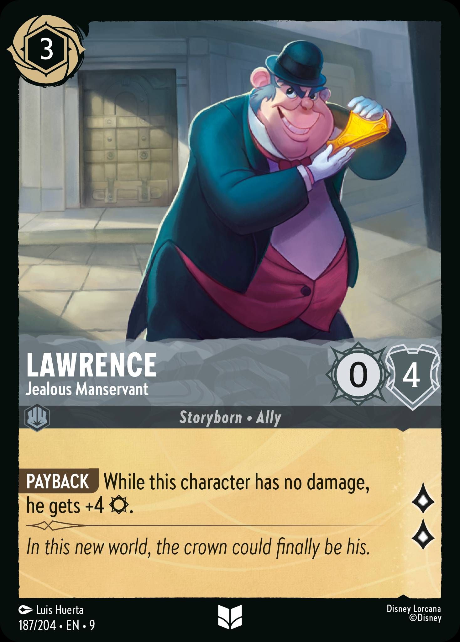 Lawrence - Jealous Manservant | Fabled #187 [foil]