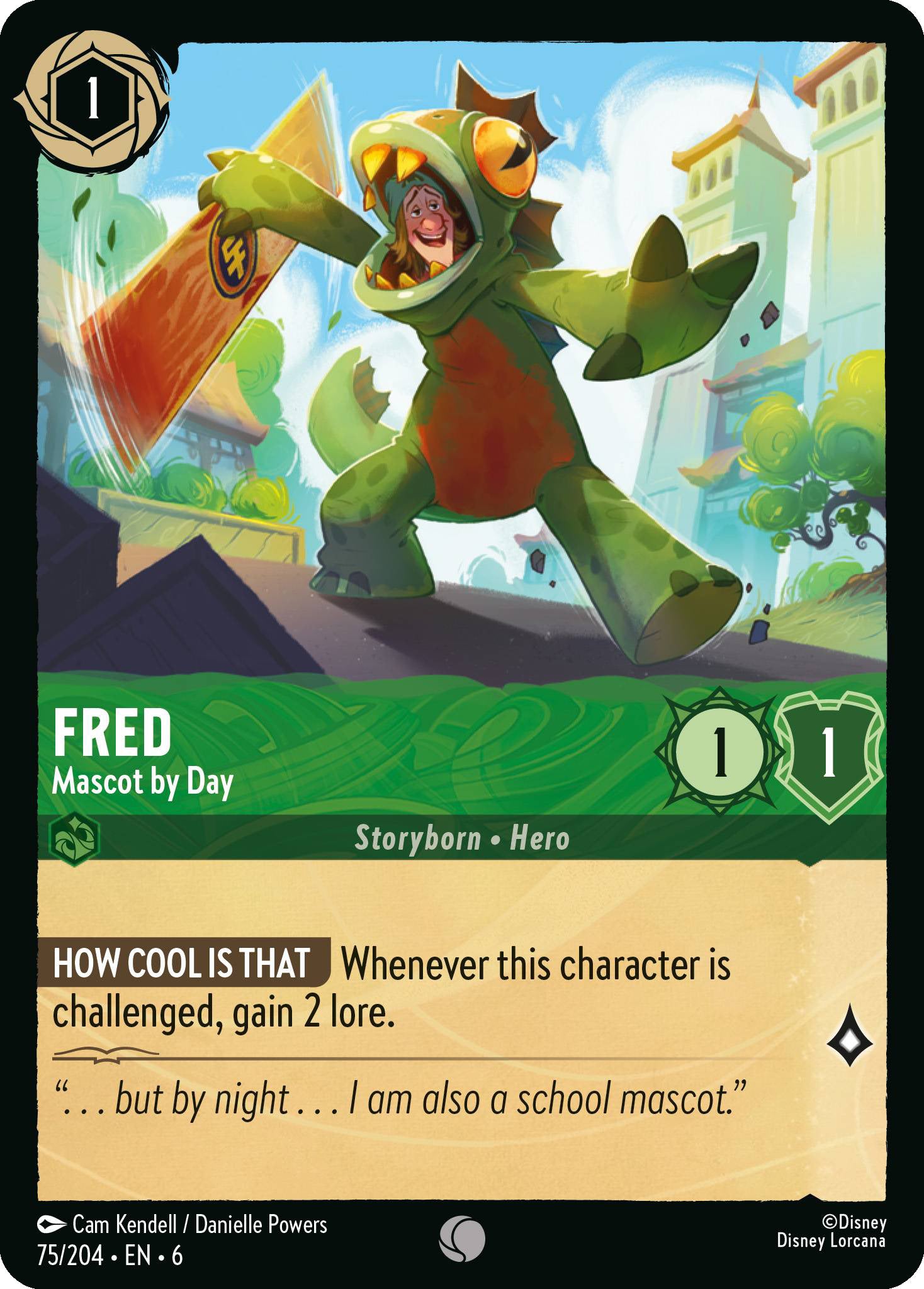 Fred - Mascot by Day | Azurite Sea #75 [foil]