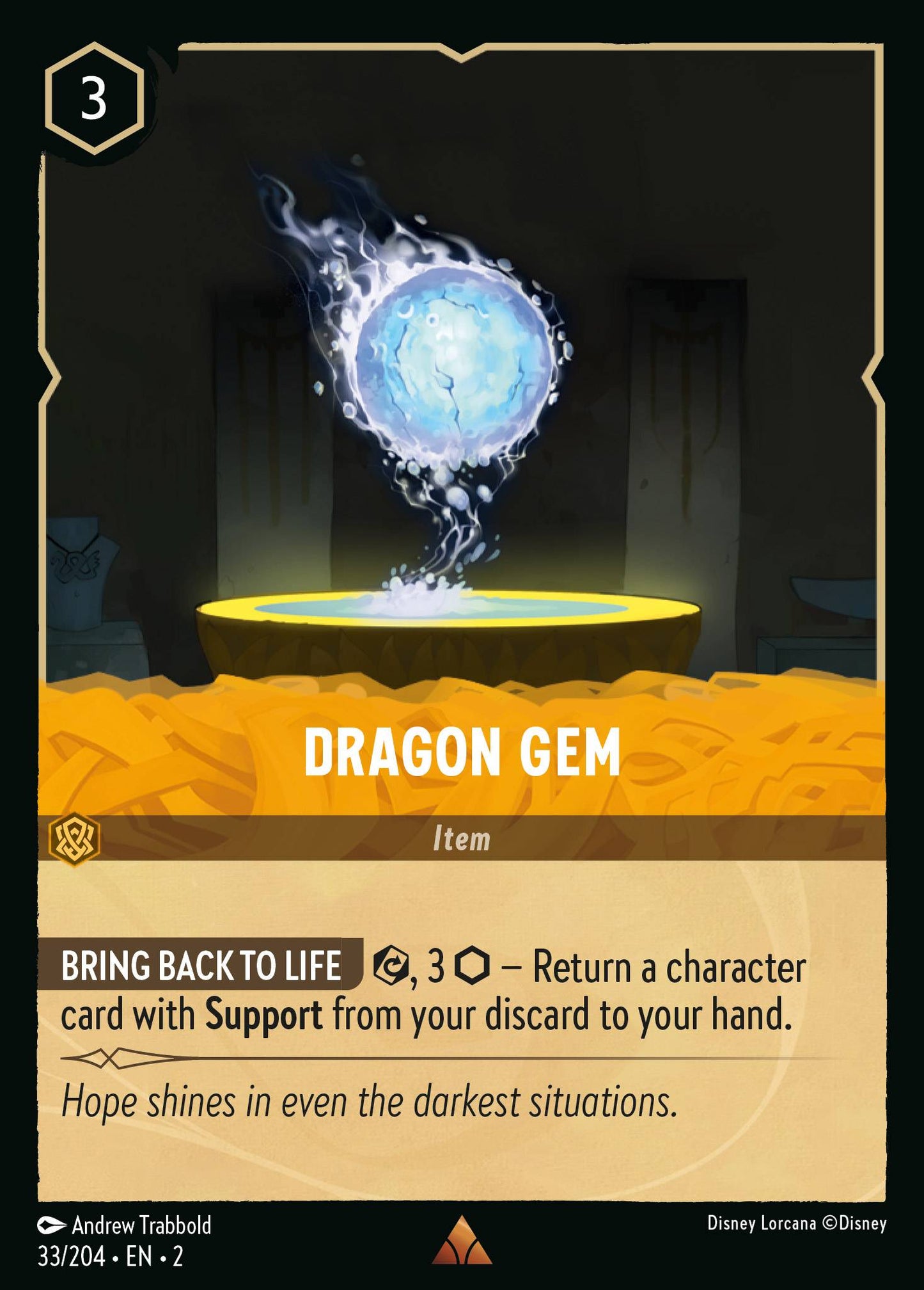 Dragon Gem | Rise of the Floodborn #33 [foil]