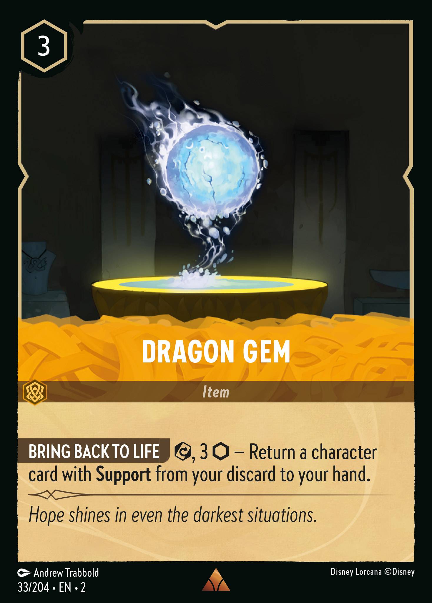 Dragon Gem | Rise of the Floodborn #33 [foil]
