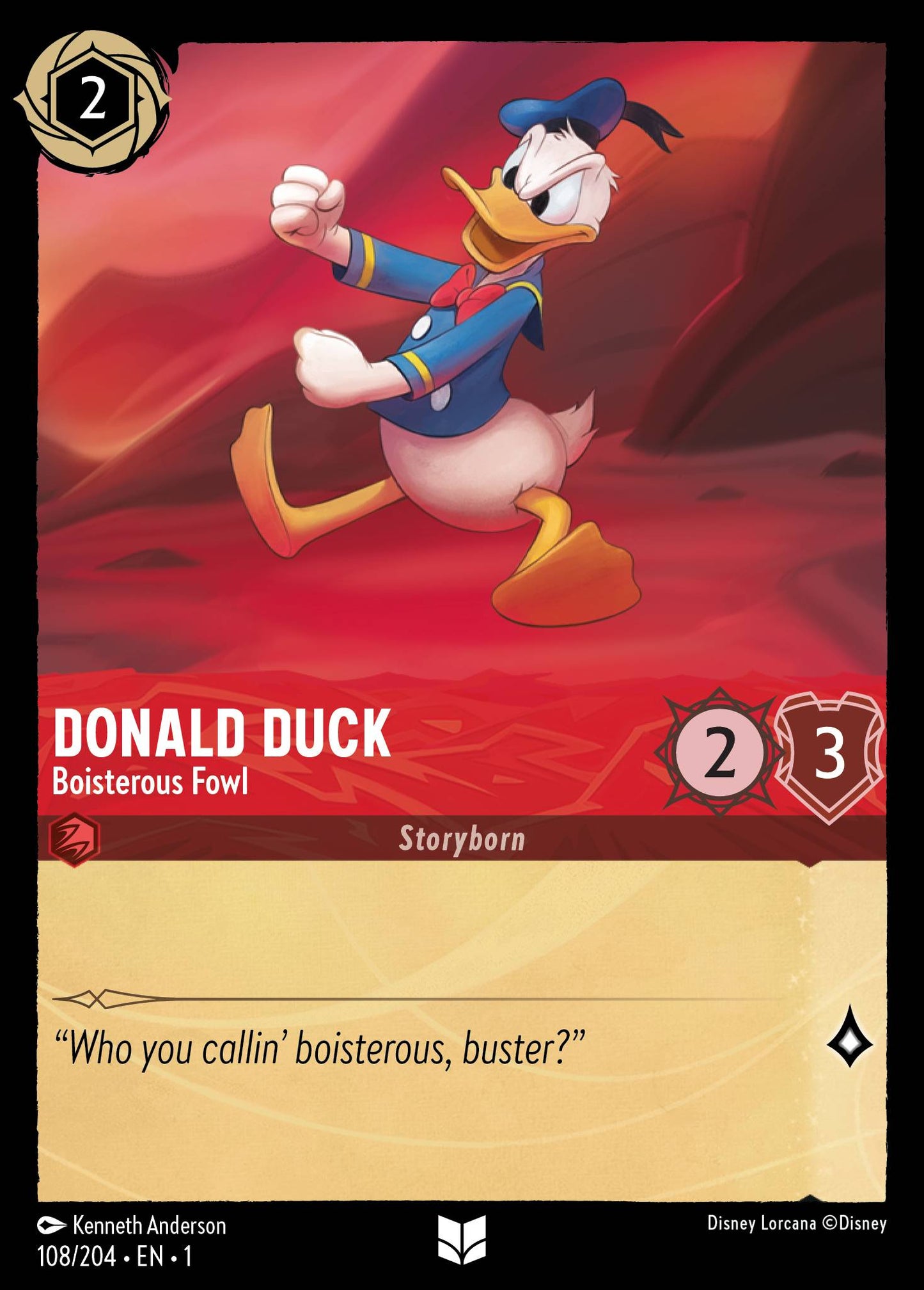 Donald Duck - Boisterous Fowl | The First Chapter #108 [foil]