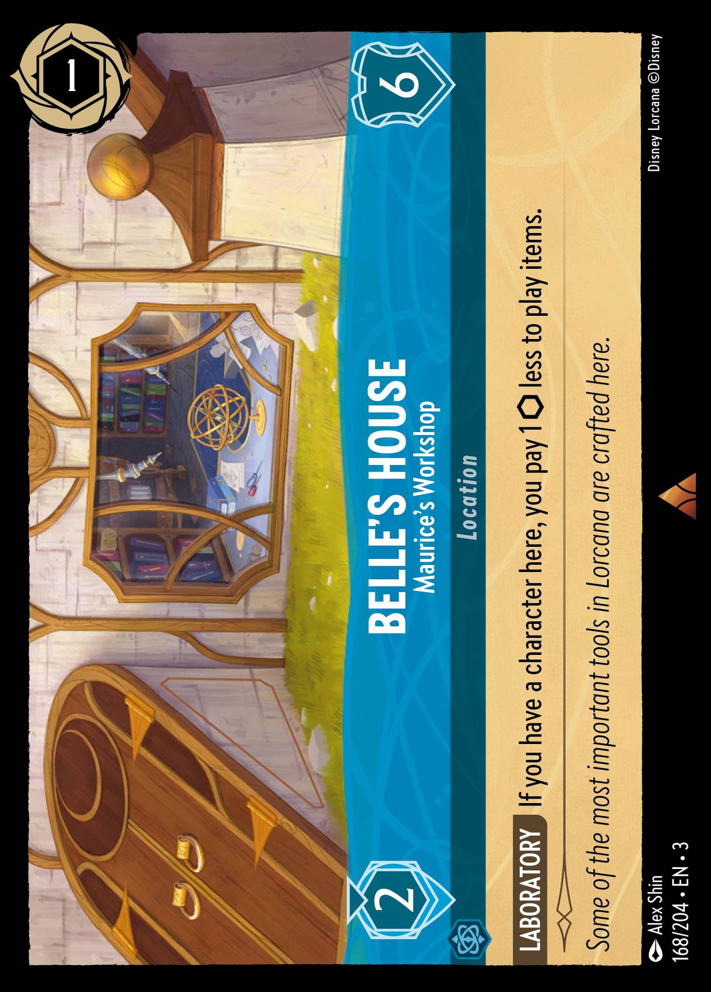 Belle's House - Maurice's Workshop | Into the Inklands #168 [foil]