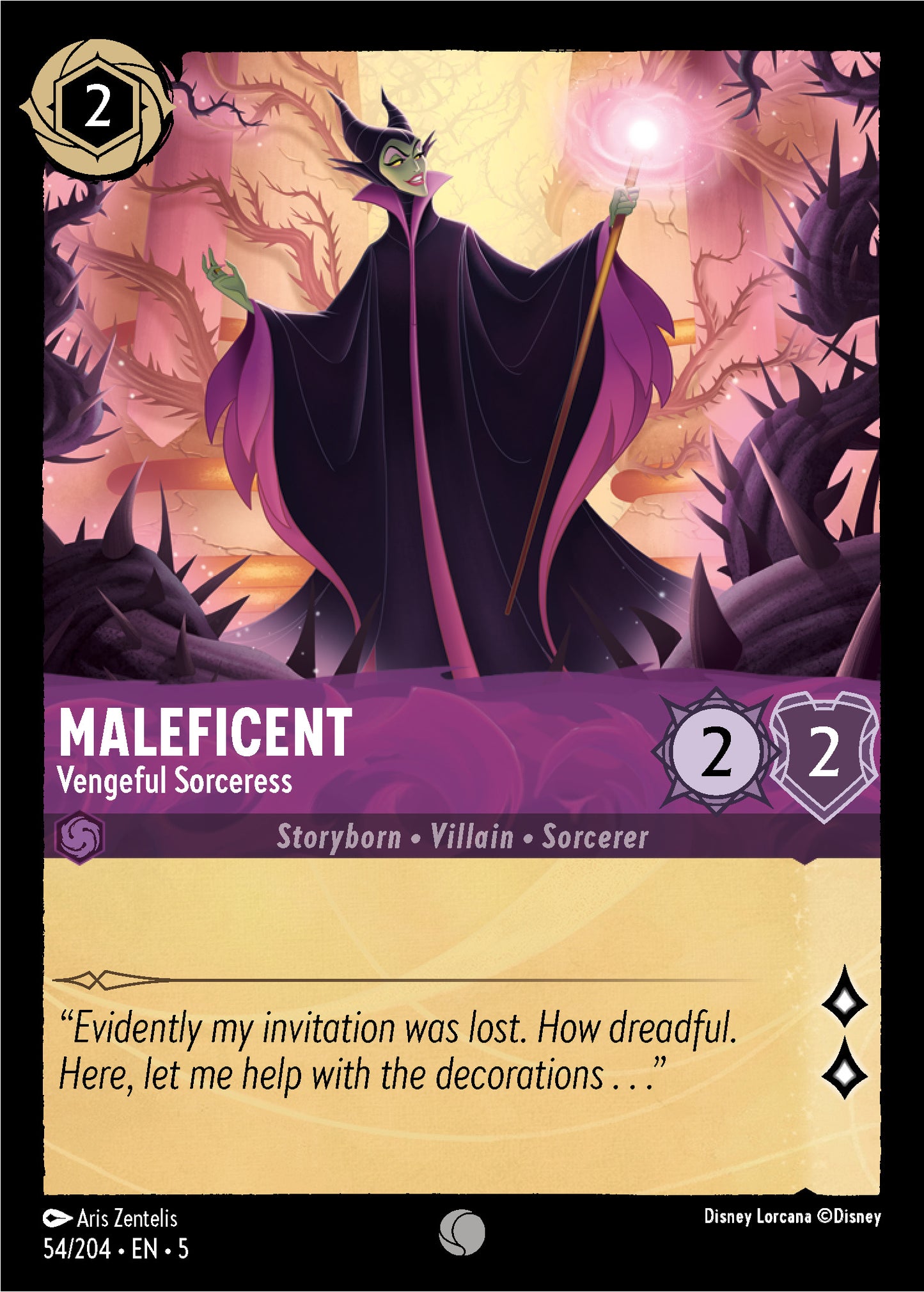 Maleficent - Vengeful Sorceress | Shimmering Skies #54 [foil]