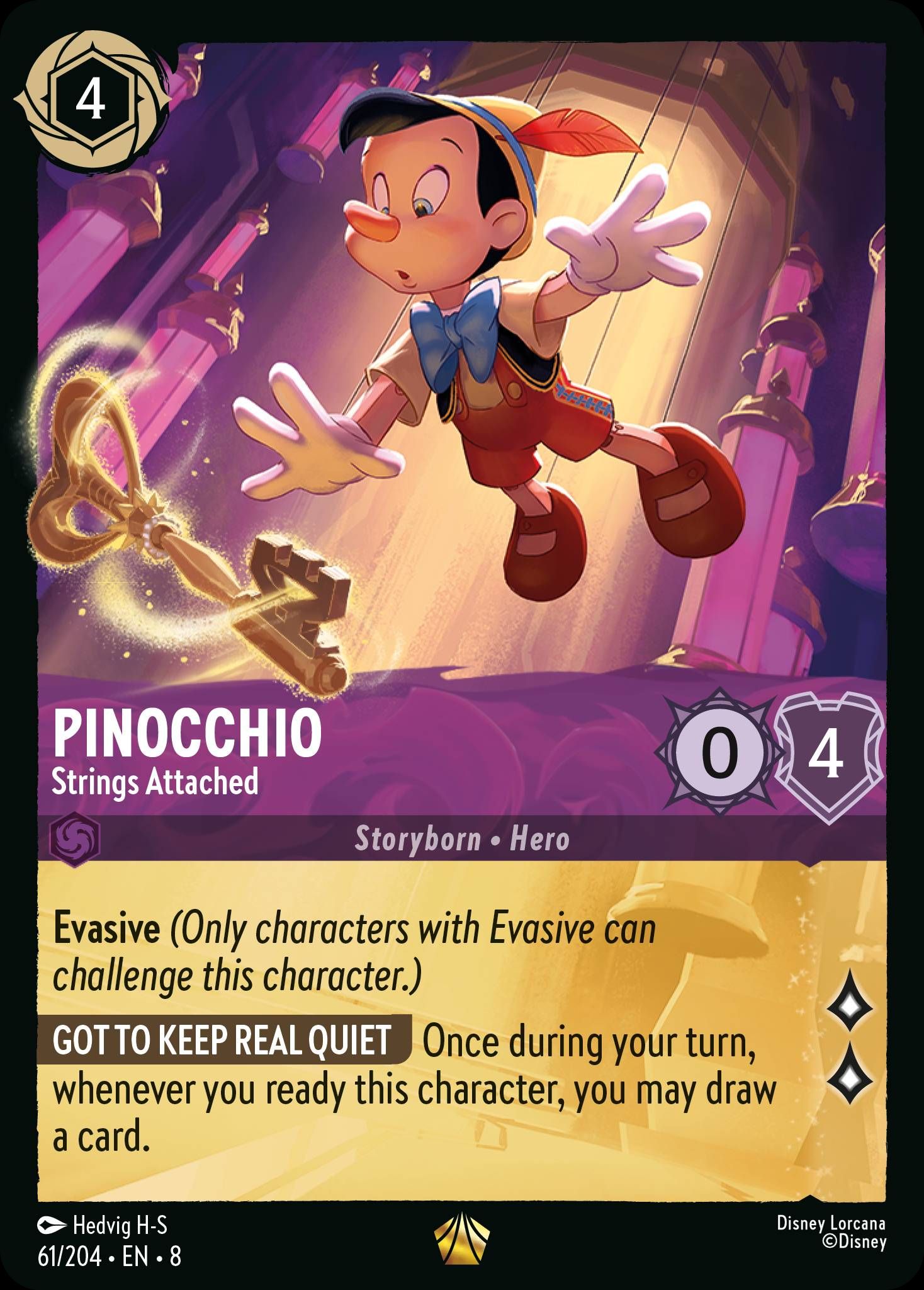 Pinocchio - Strings Attached | Reign of Jafar #61 [foil]
