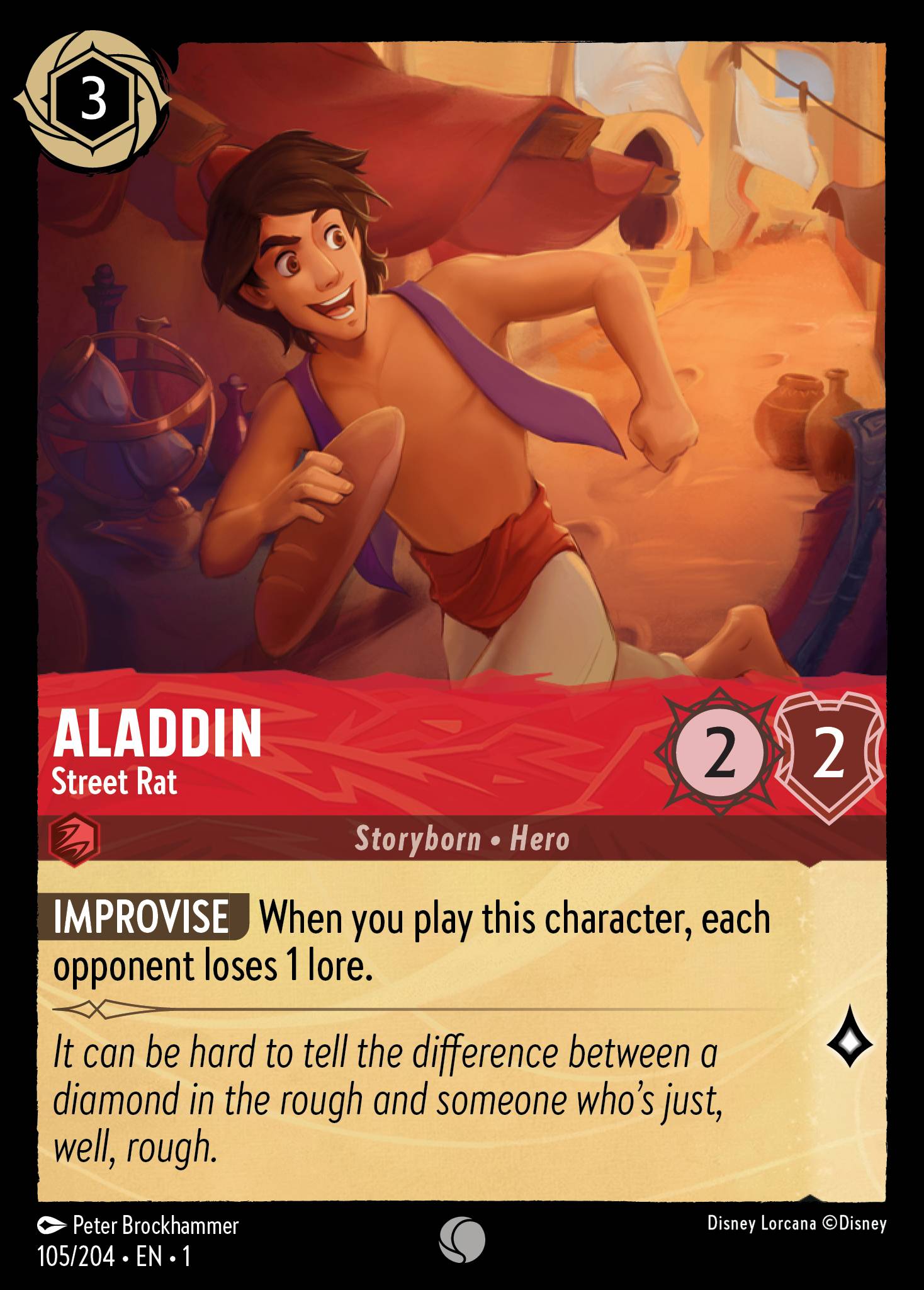 Aladdin - Street Rat | The First Chapter #105 [foil]