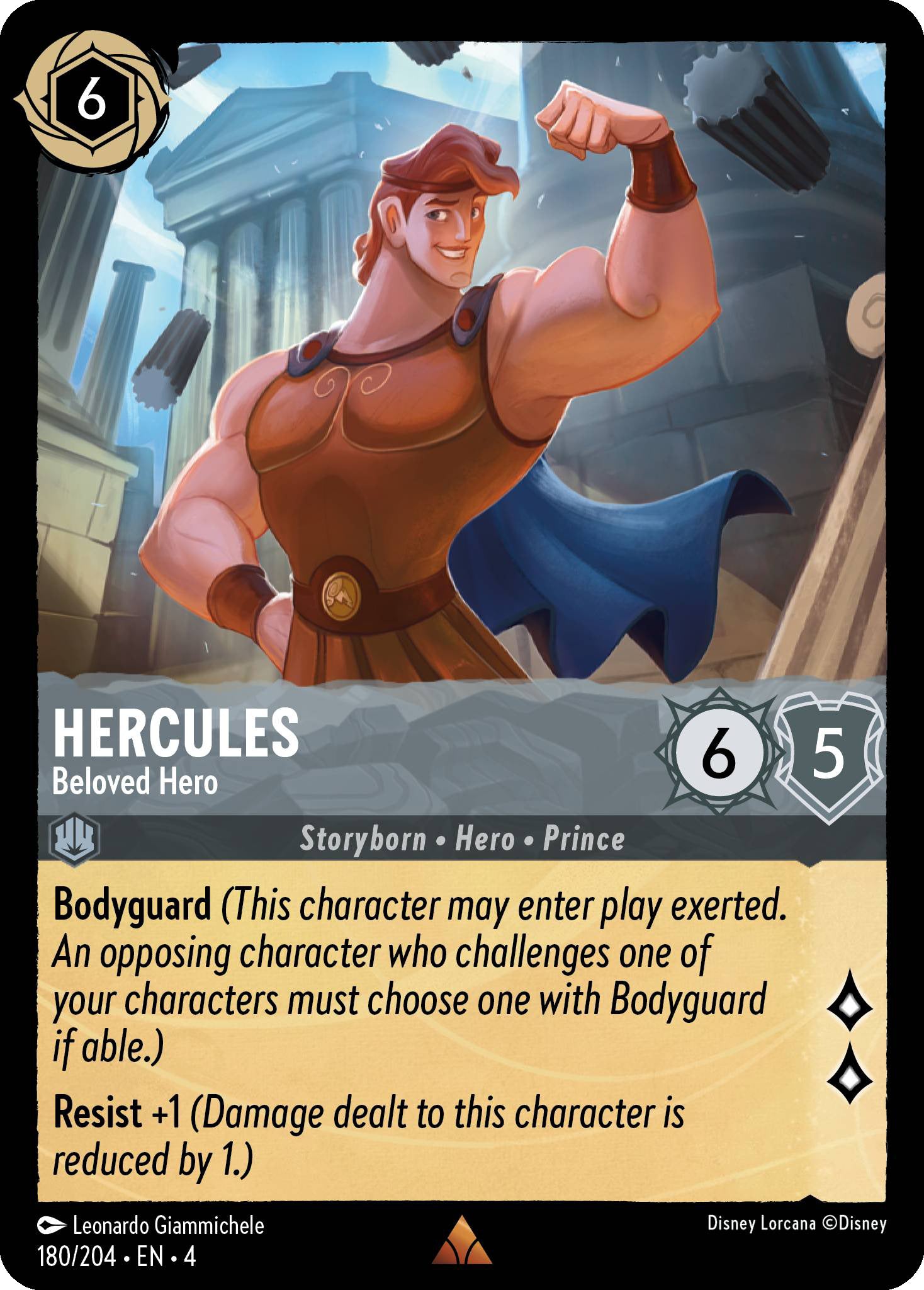 Hercules - Beloved Hero | Ursula's Return #180 [foil]