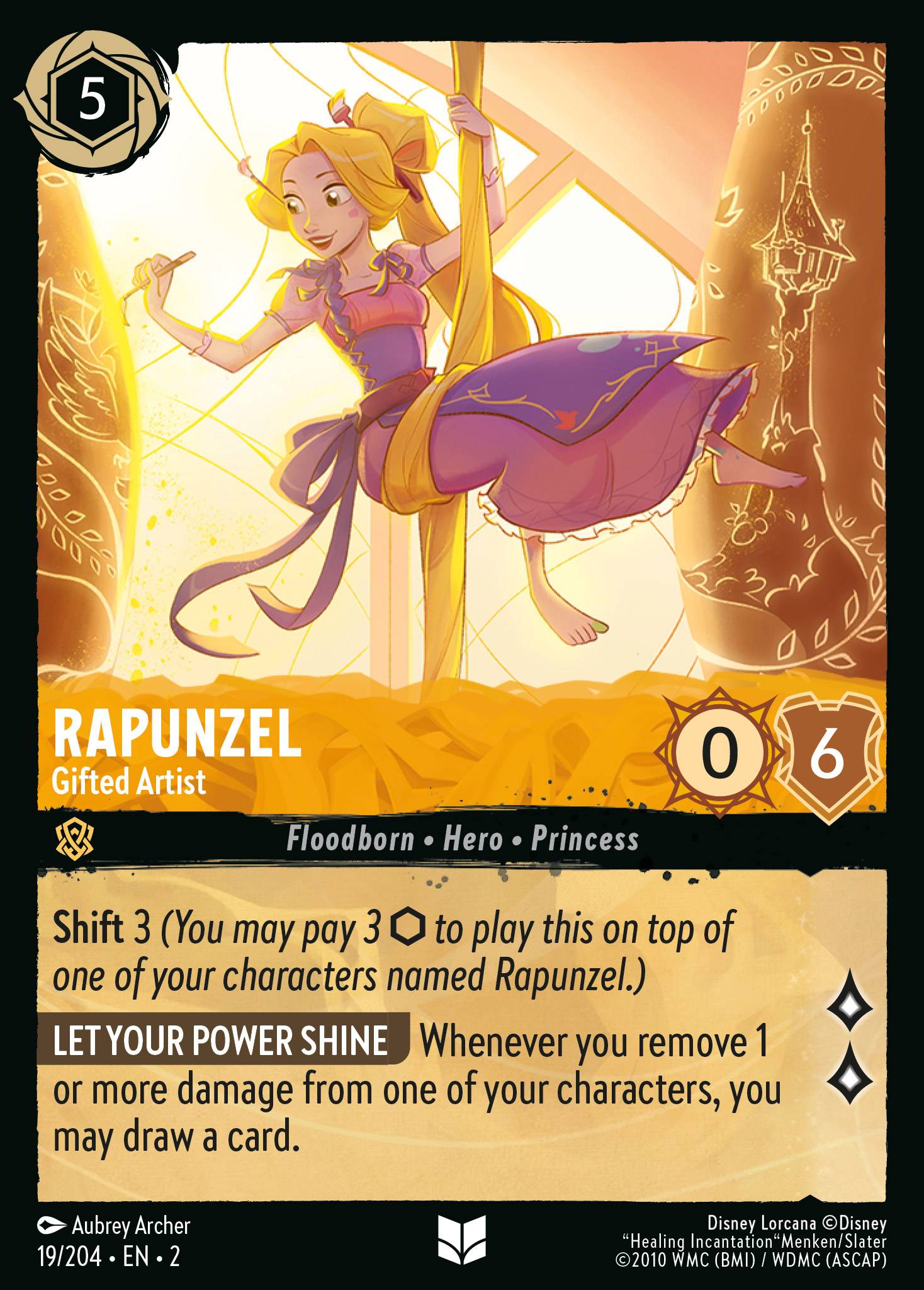 Rapunzel - Gifted Artist | Rise of the Floodborn #19 [foil]