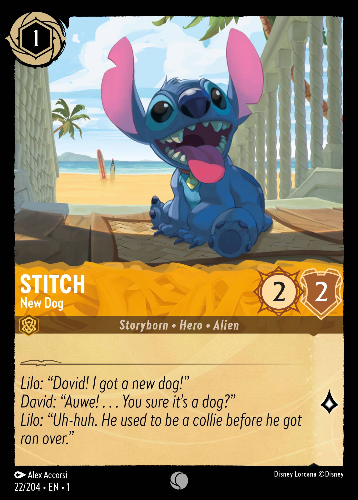 Stitch - New Dog | The First Chapter #22 [foil]
