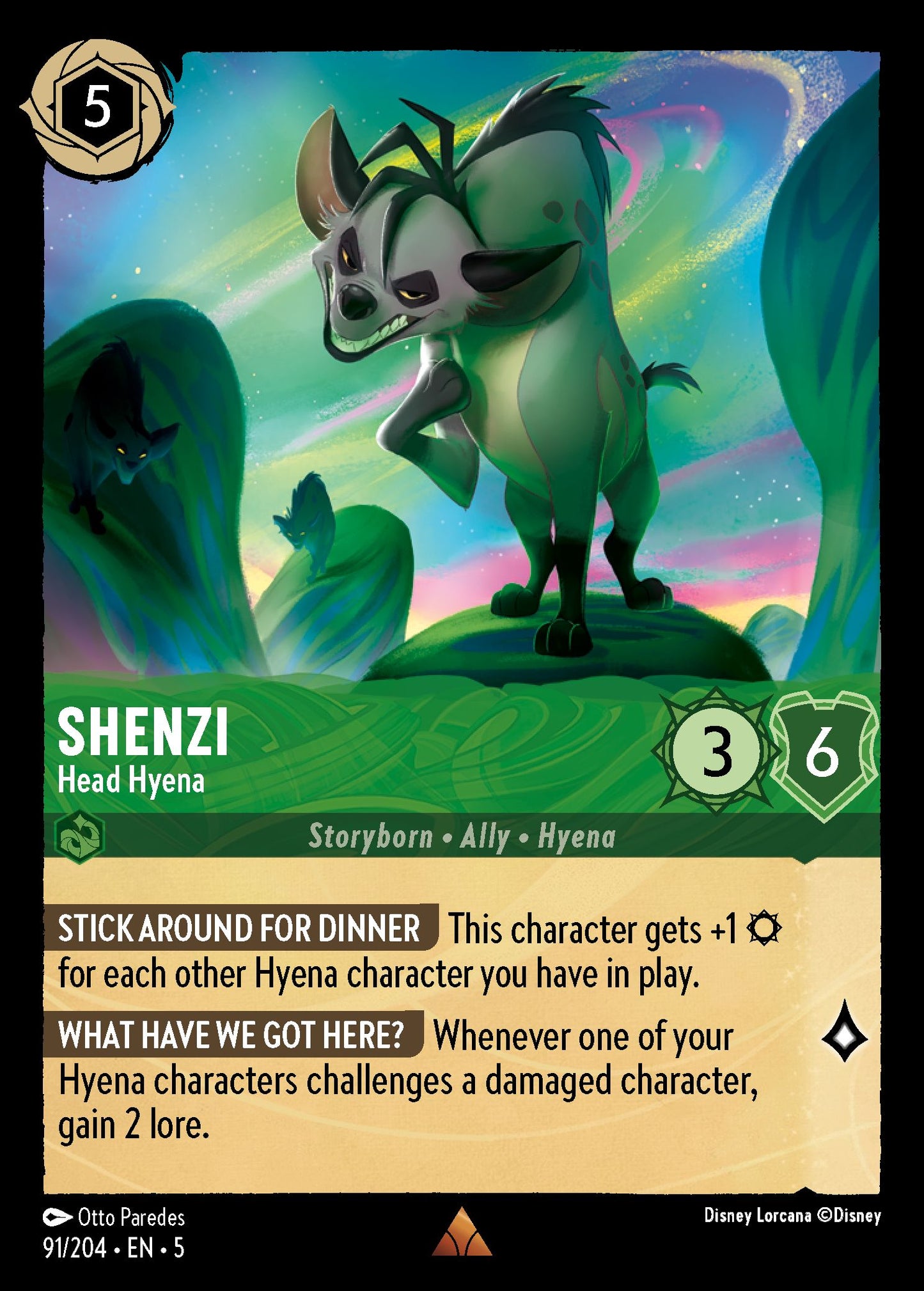 Shenzi - Head Hyena | Shimmering Skies #91 [foil]