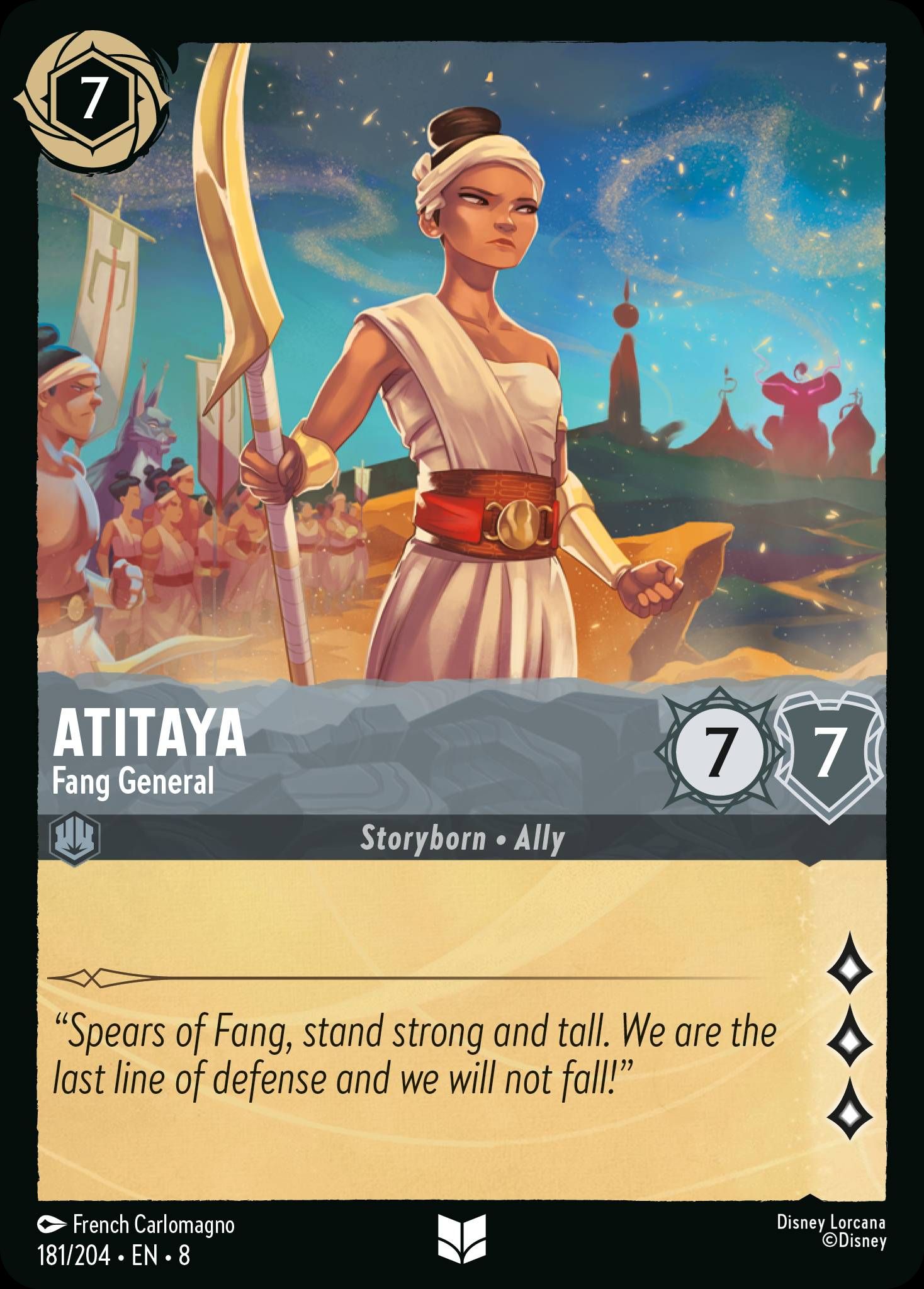 Atitaya - Fang General | Reign of Jafar #181 [foil]