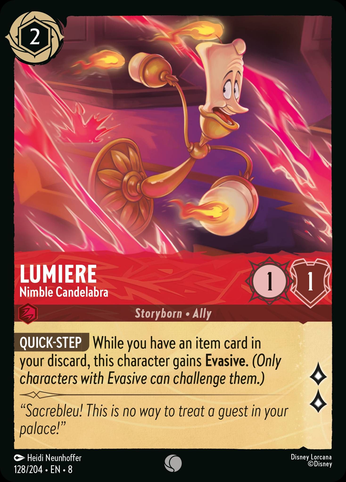 Lumiere - Nimble Candelabra | Reign of Jafar #128 [foil]