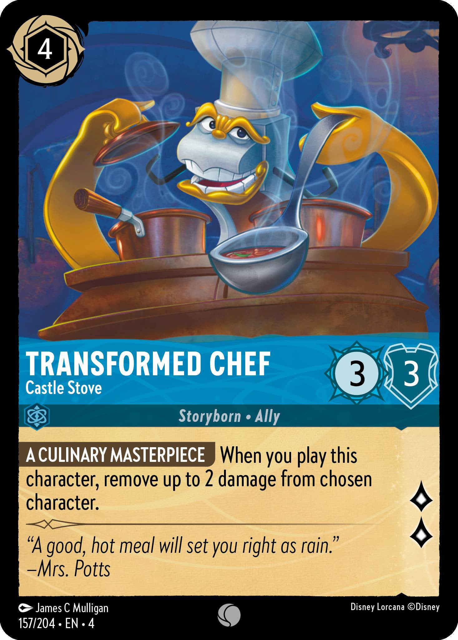 Transformed Chef - Castle Stove | Ursula's Return #157 [foil]